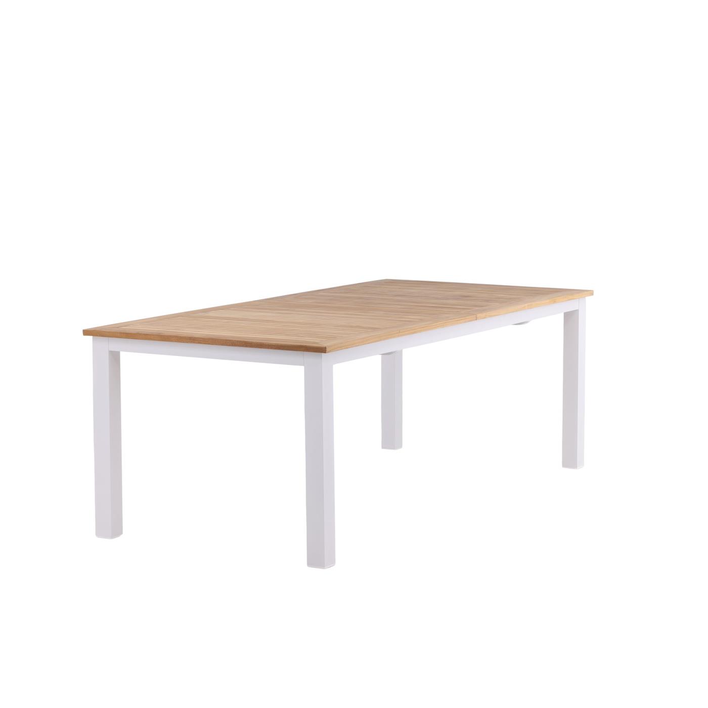 Fjôrd - Eettafel Wit 224|324cm - Teakhout - Panama