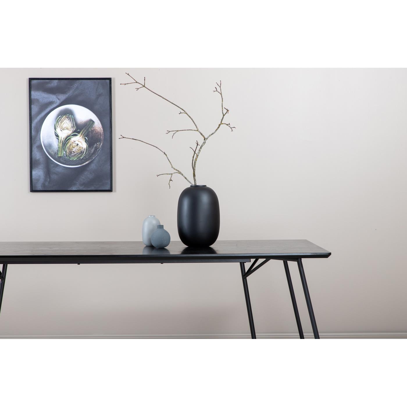 Fjôrd - Eettafel Zwart 190cm - MDF - Petra