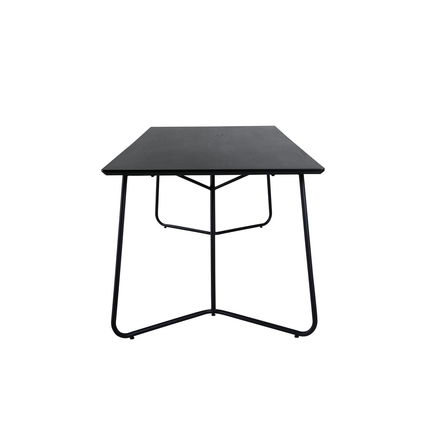 Fjôrd - Eettafel Zwart 190cm - MDF - Petra