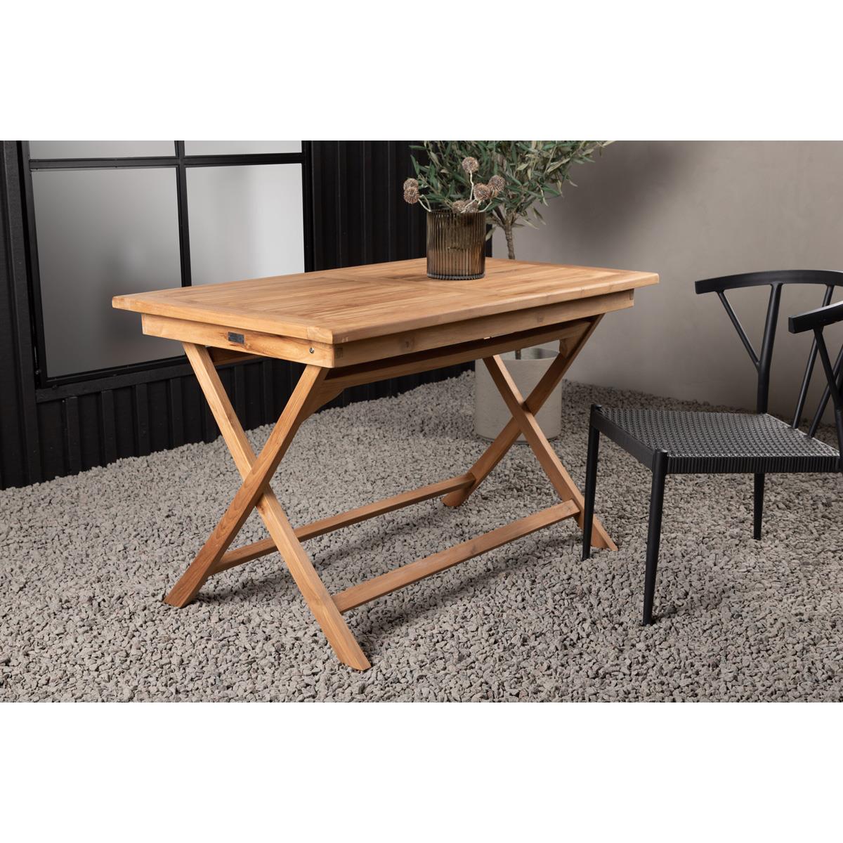 Fjôrd - Eettafel Naturel 120cm - Teakhout - Kenya