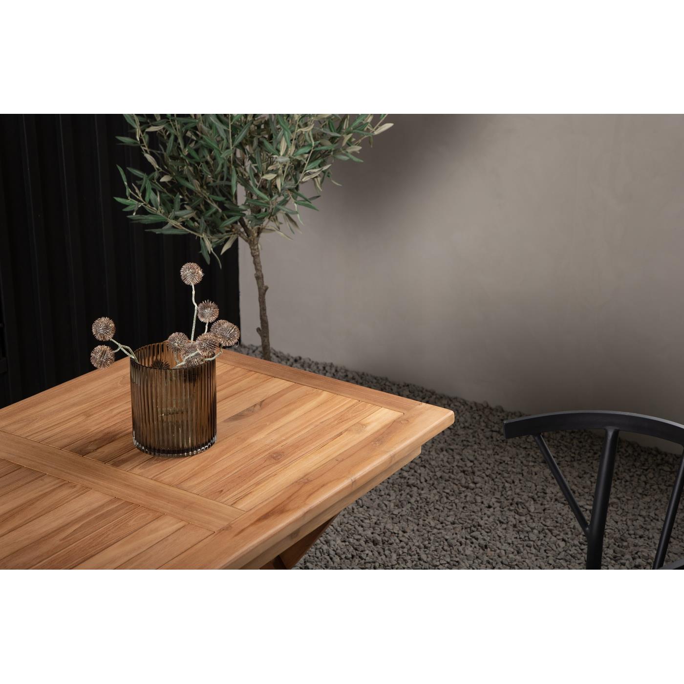 Fjôrd - Eettafel Naturel 120cm - Teakhout - Kenya