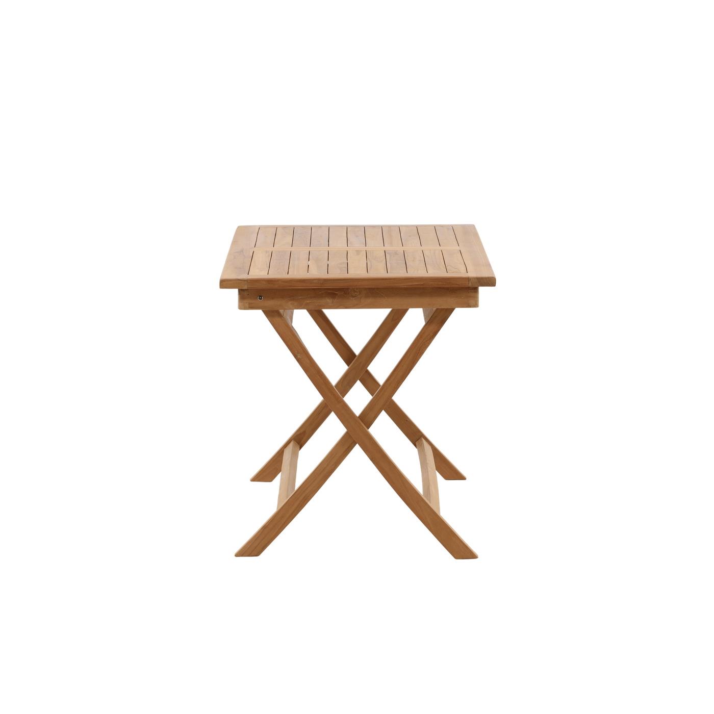 Fjôrd - Eettafel Naturel 120cm - Teakhout - Kenya