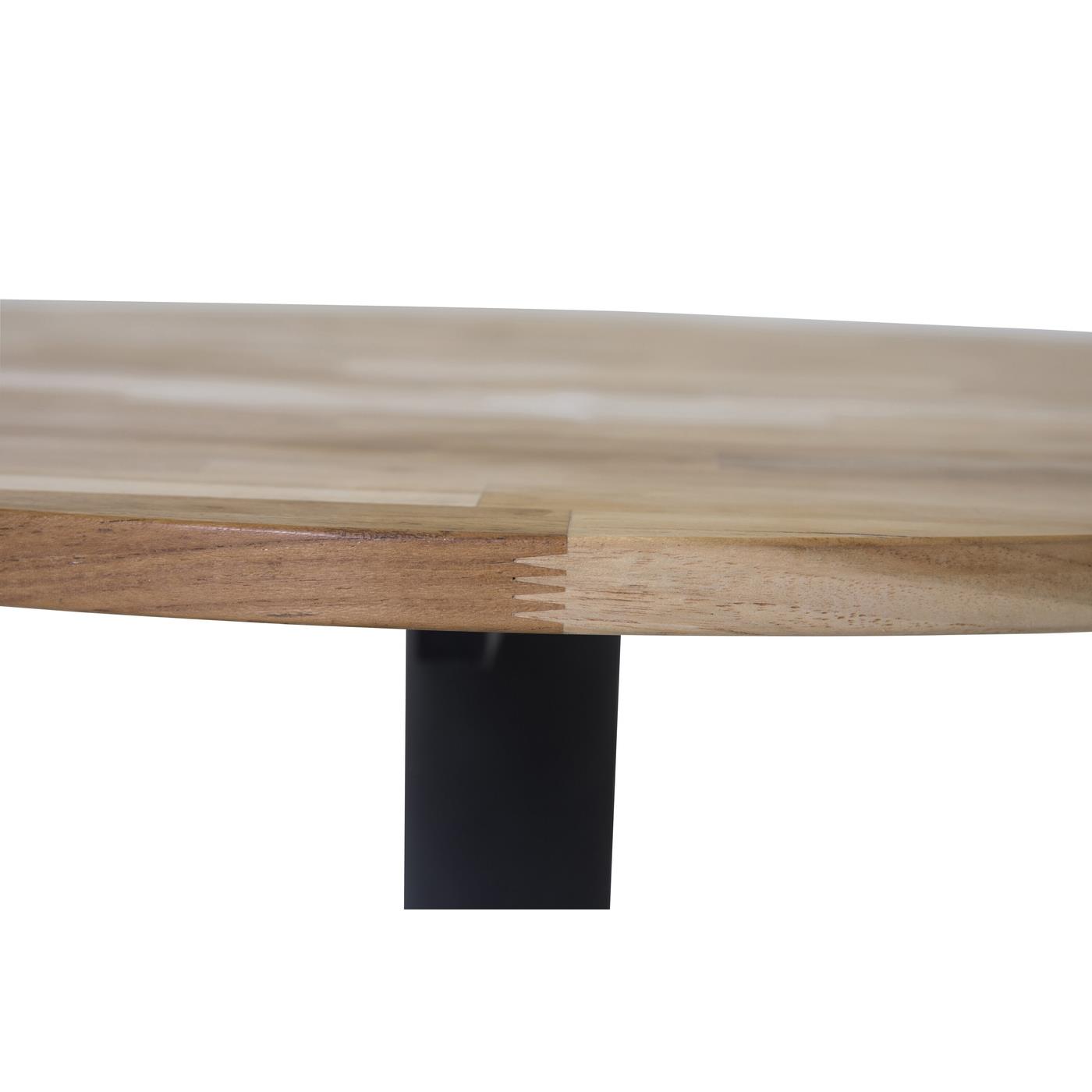 Fjôrd - Eettafel Naturel Ø140cm - Teakhout - Cirebon