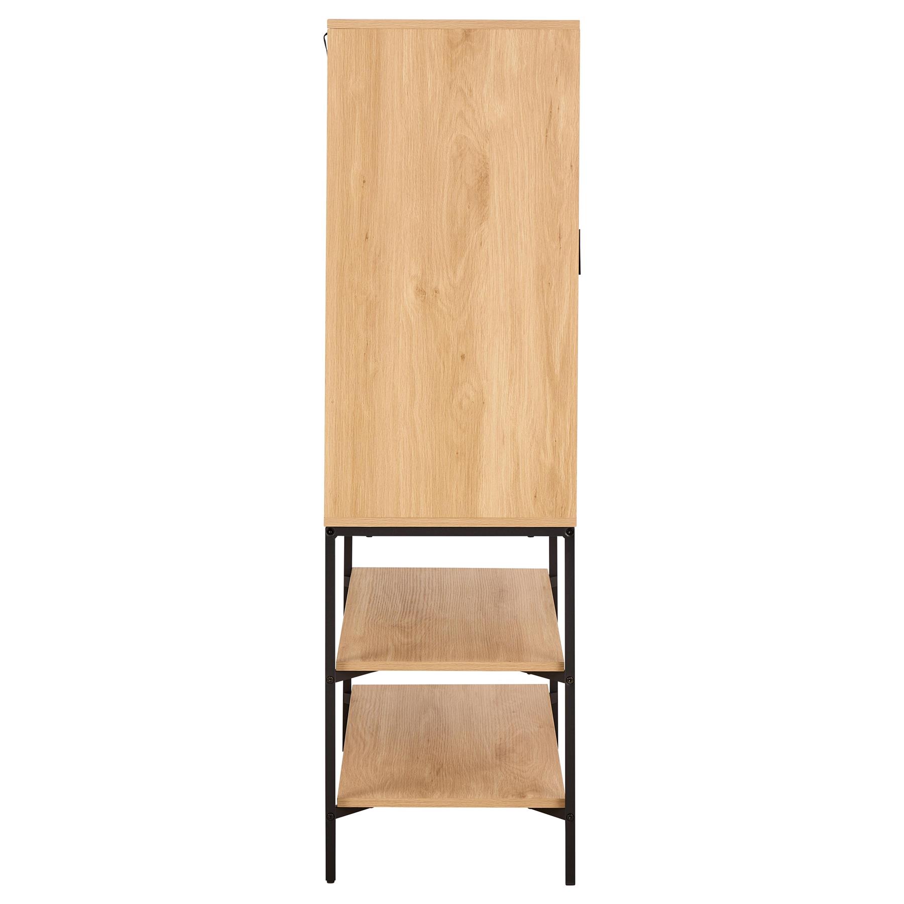 Giga Living - Wandkast Naturel Eikenlook - 80x40x140cm - Juna