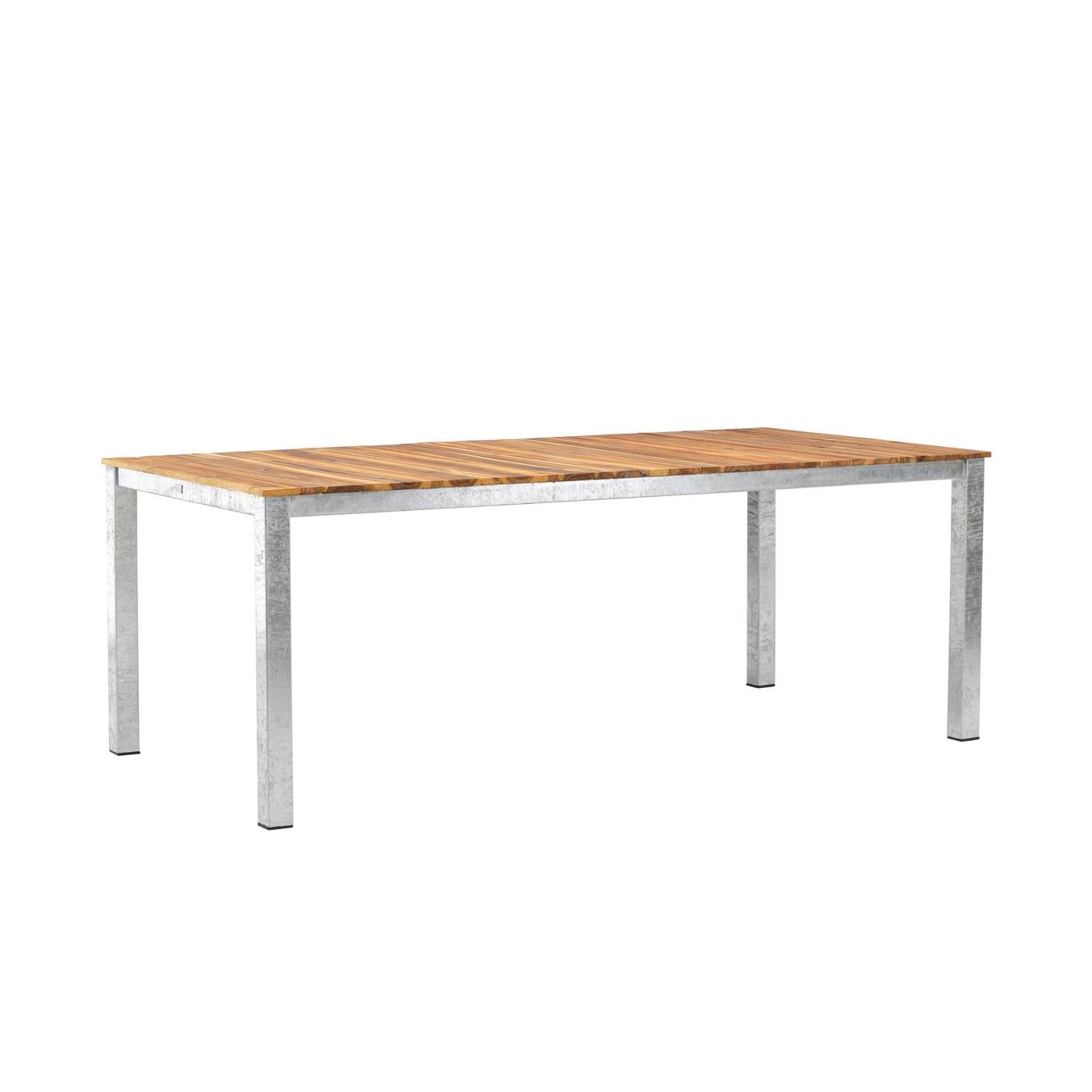 Fjôrd - Tuintafel Zilver 200cm - Acaciahout - Zenia