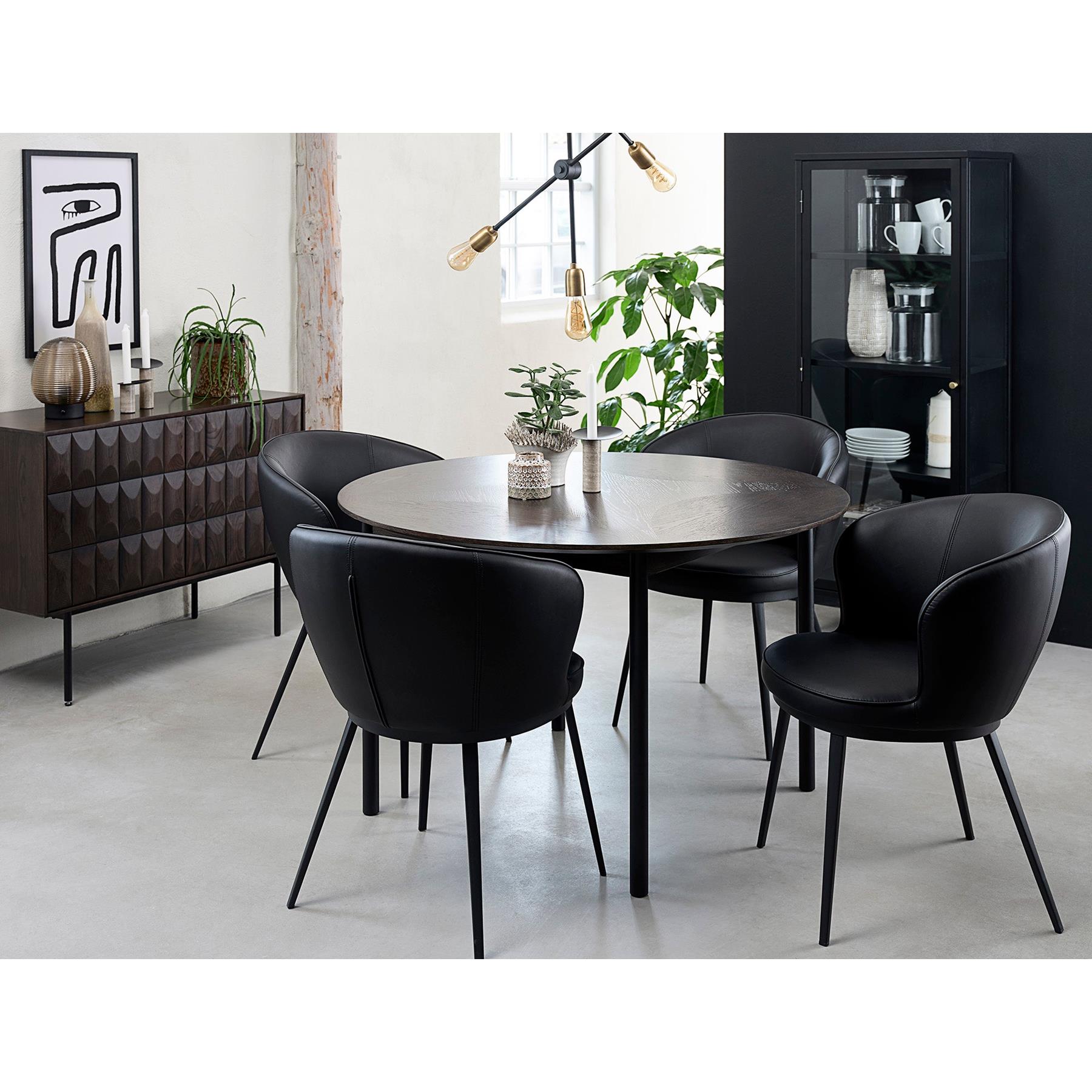 Coos Eetkamertafel - ø120 cm - Bruin