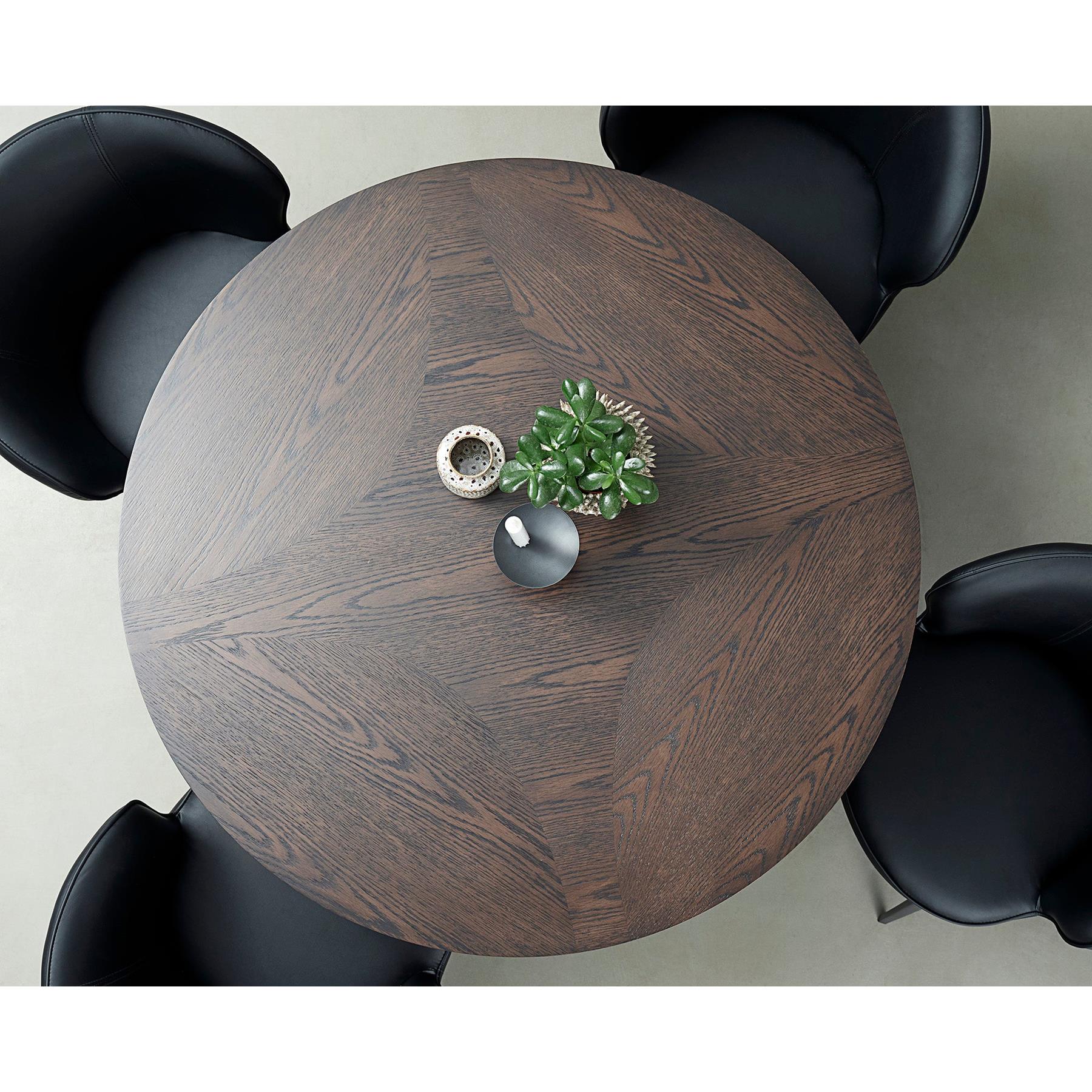 Coos Eetkamertafel - ø120 cm - Bruin