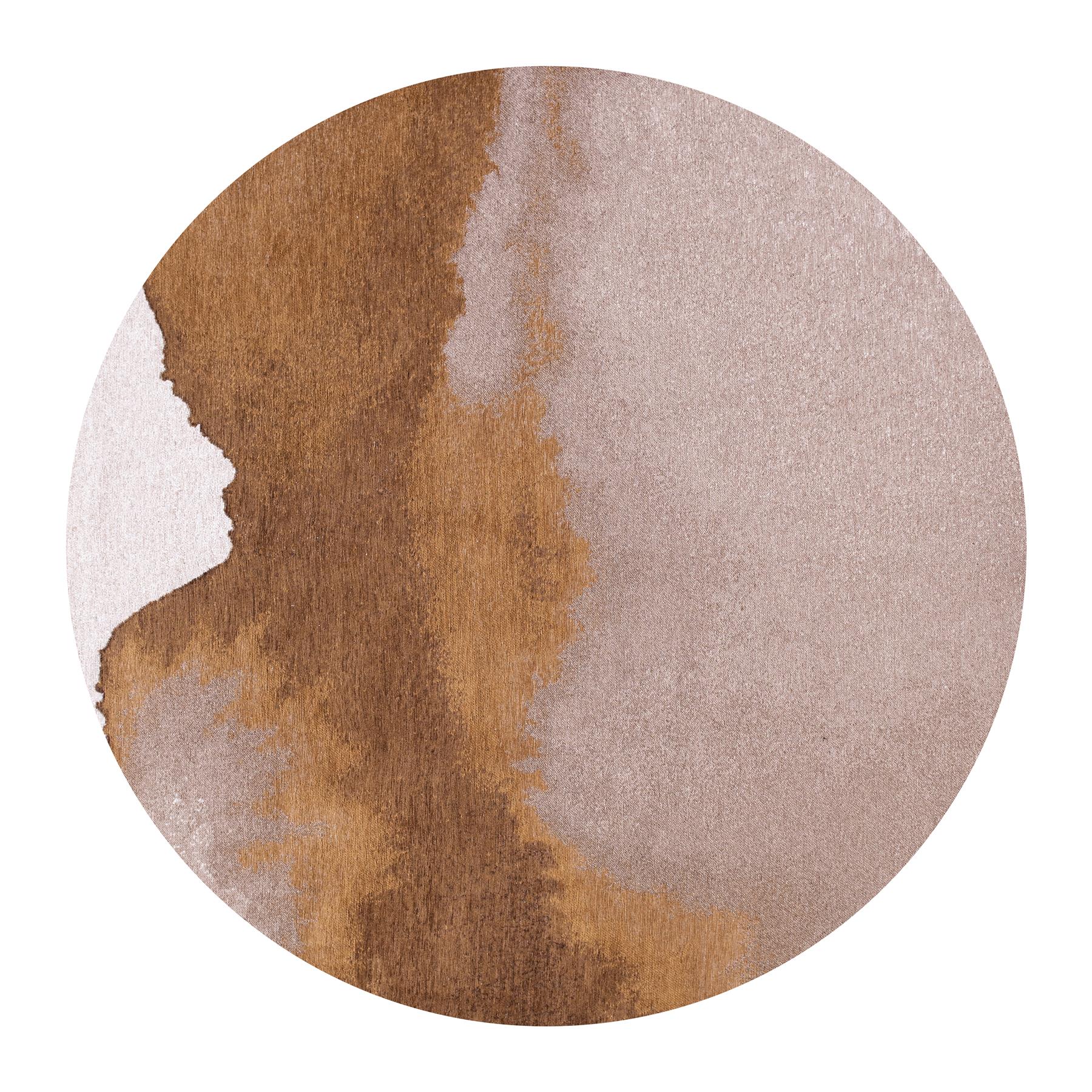 Louis de Poortere Lagoon Vloerkleed Ø 140 cm - Chestnut Meditation