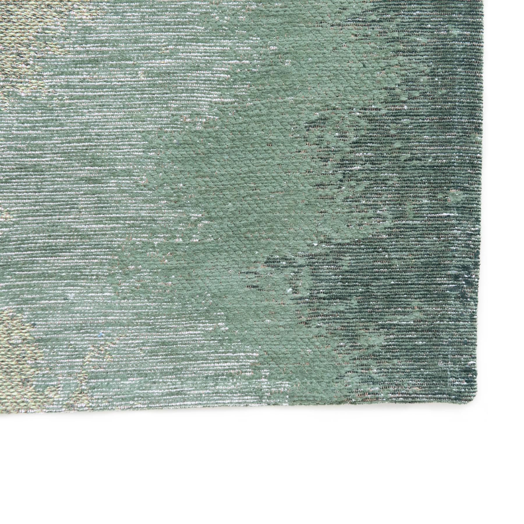 Louis de Poortere Lagoon Vloerkleed Ø 140 cm - Palm Green Meditation