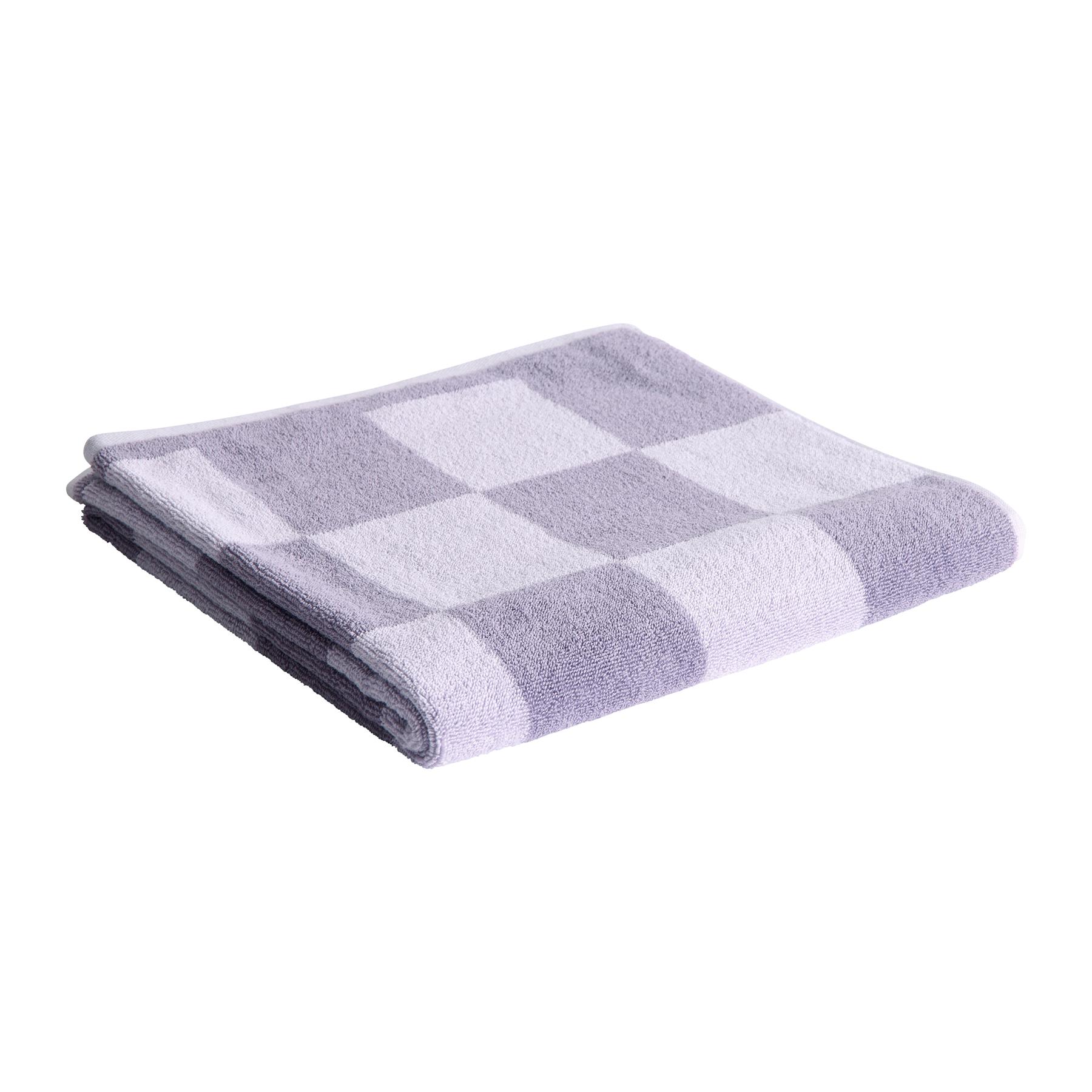 HAY Check Handdoek - Lavendel