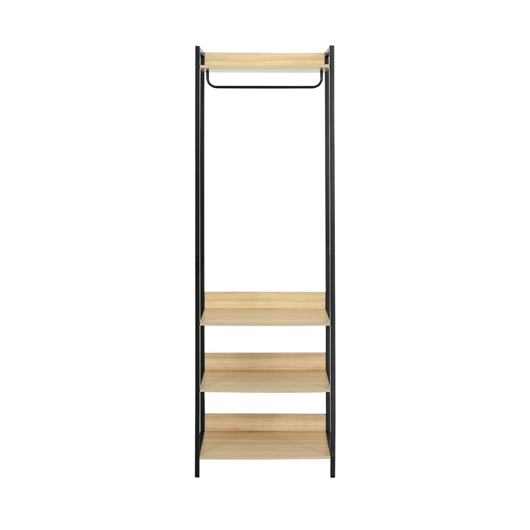 sweeek - Kledingkast met 1 hangdeel en 3 legplanken