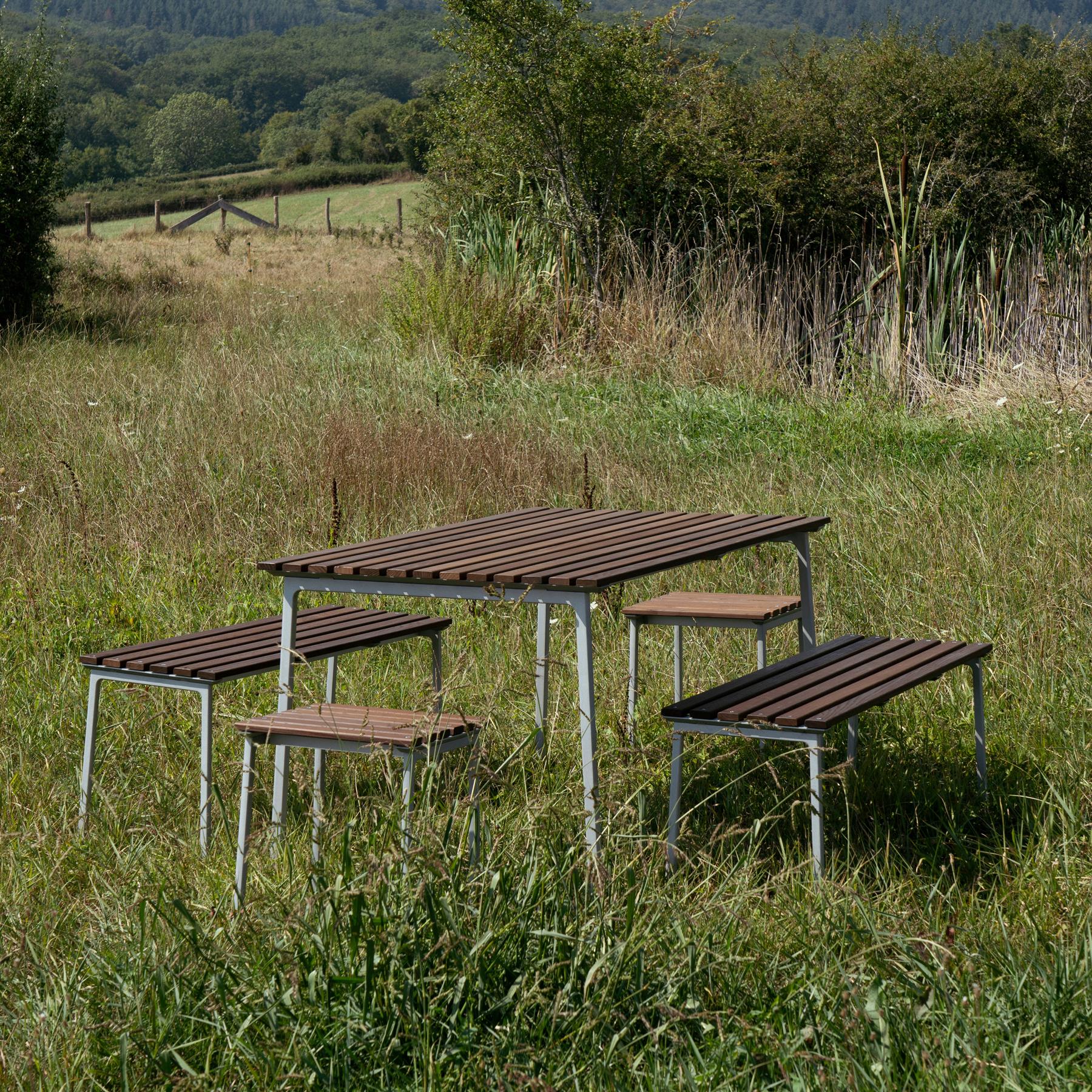 HAY Traverse Tuinbank 114 cm - Essenhout