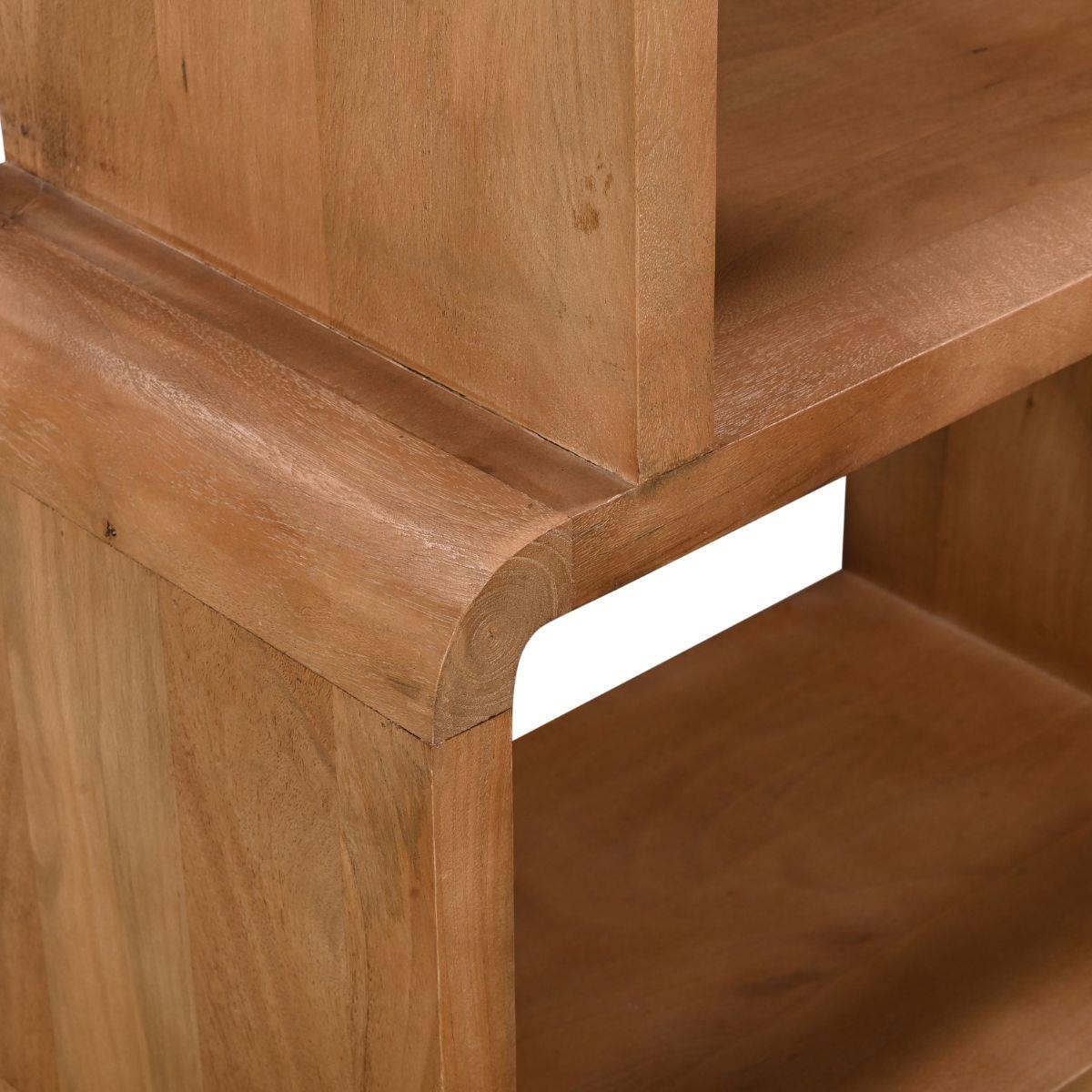 Giga Meubel - Wandkast Lichtbruin - Open - 80x40x180cm - Floris