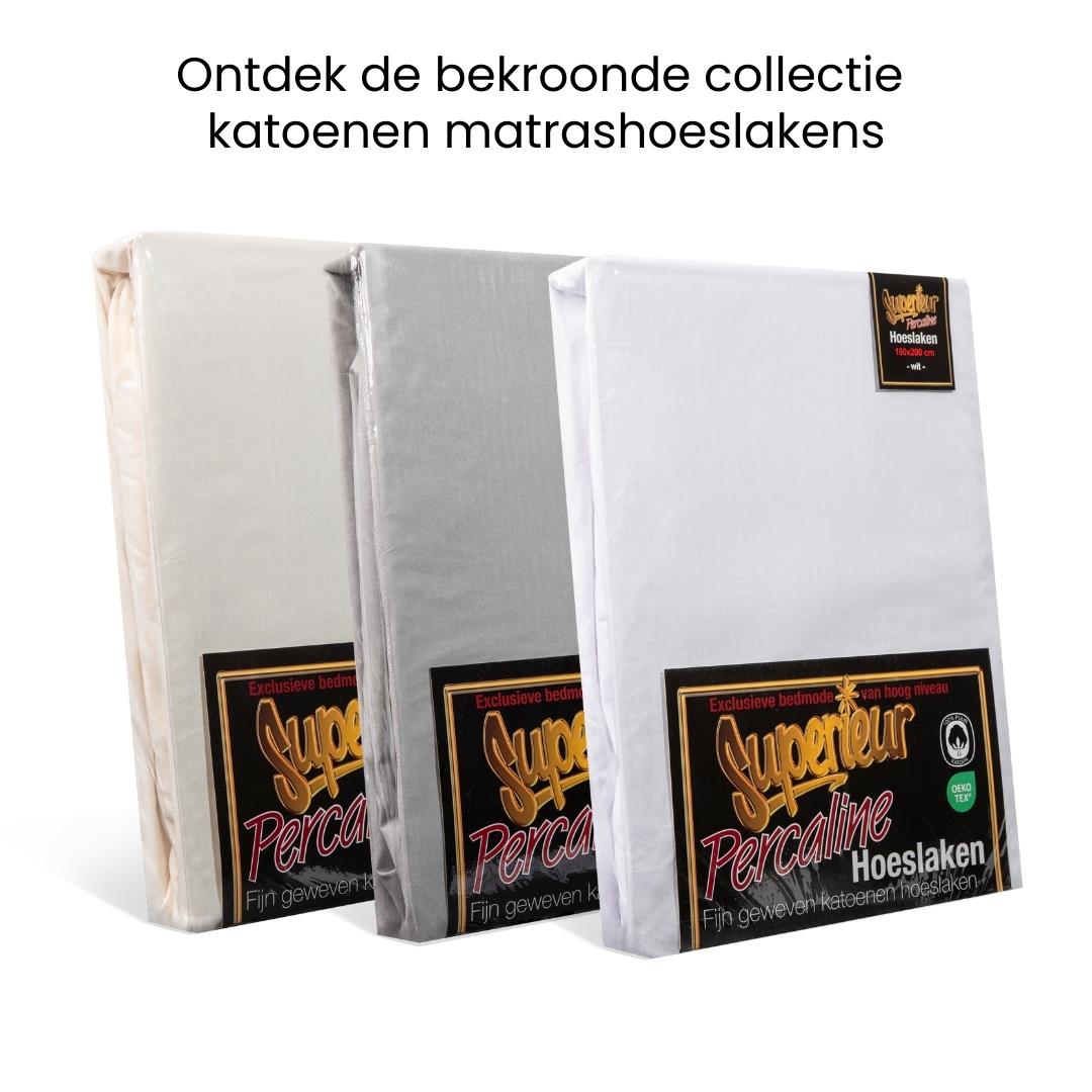 Superieur katoenen Hoeslaken 70x200cm
