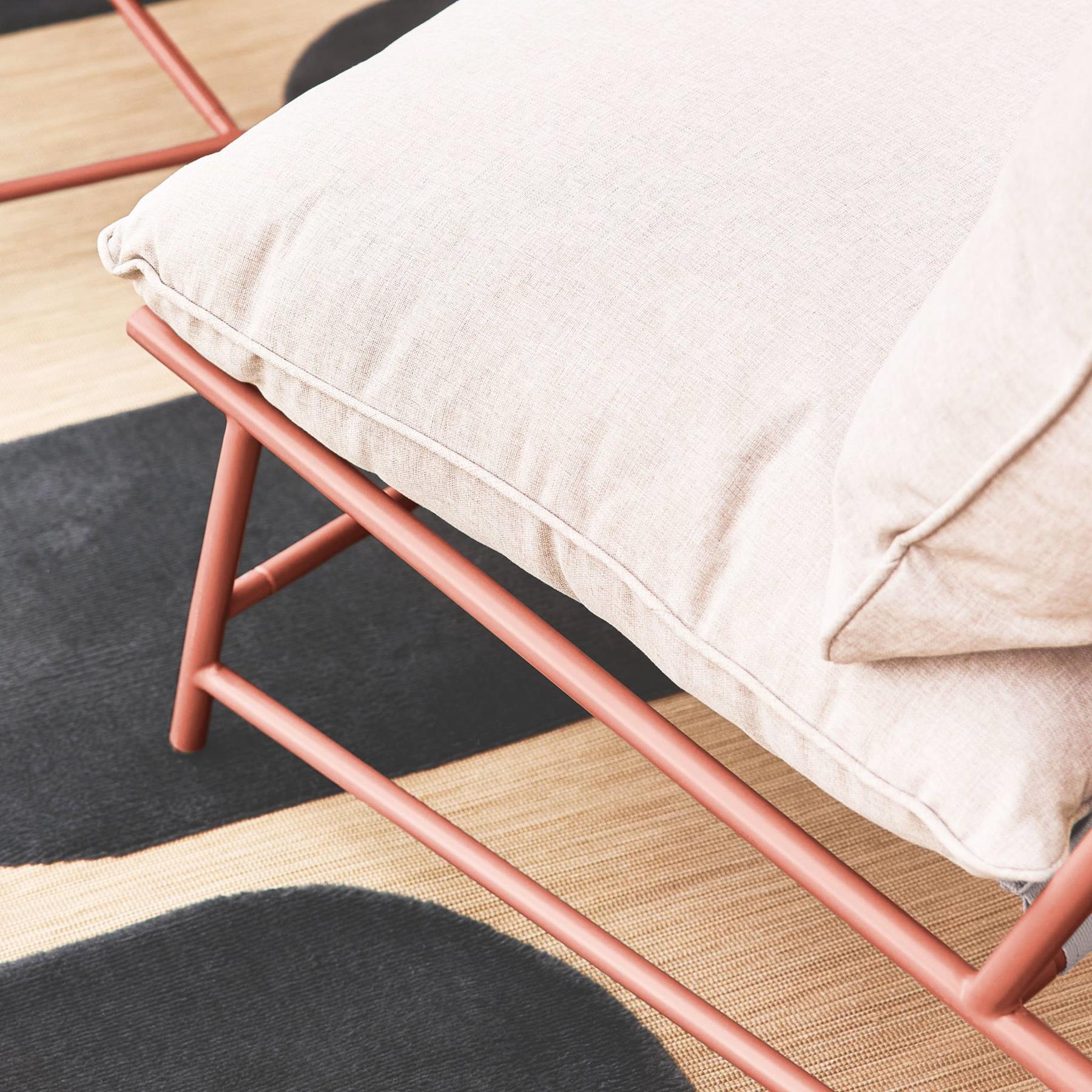 sweeek - Tuinset van staal en textileen voor 4 personen