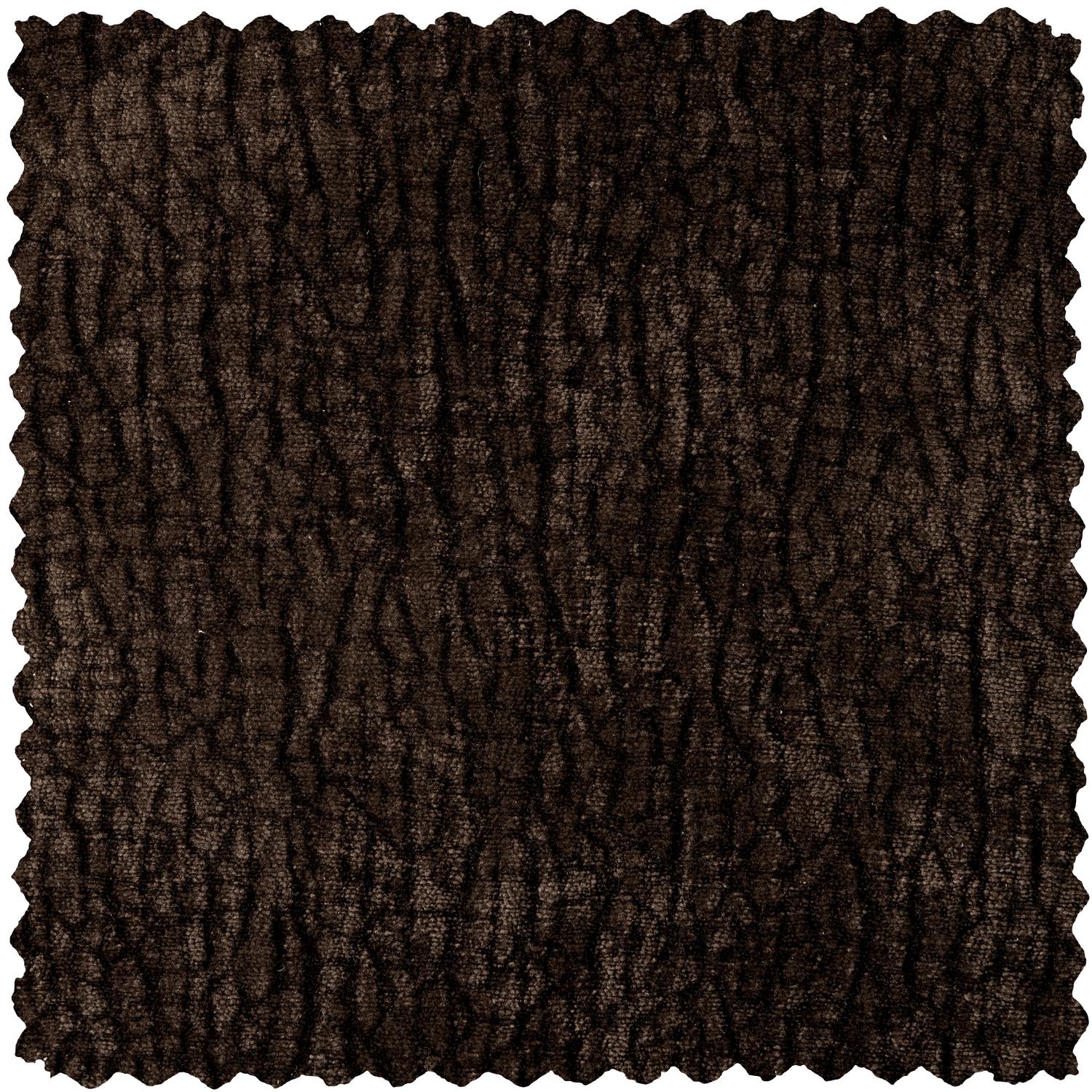 WOOOD Baggy Loveseat - 3D Chenille - Donkerbruin - 81x138x101