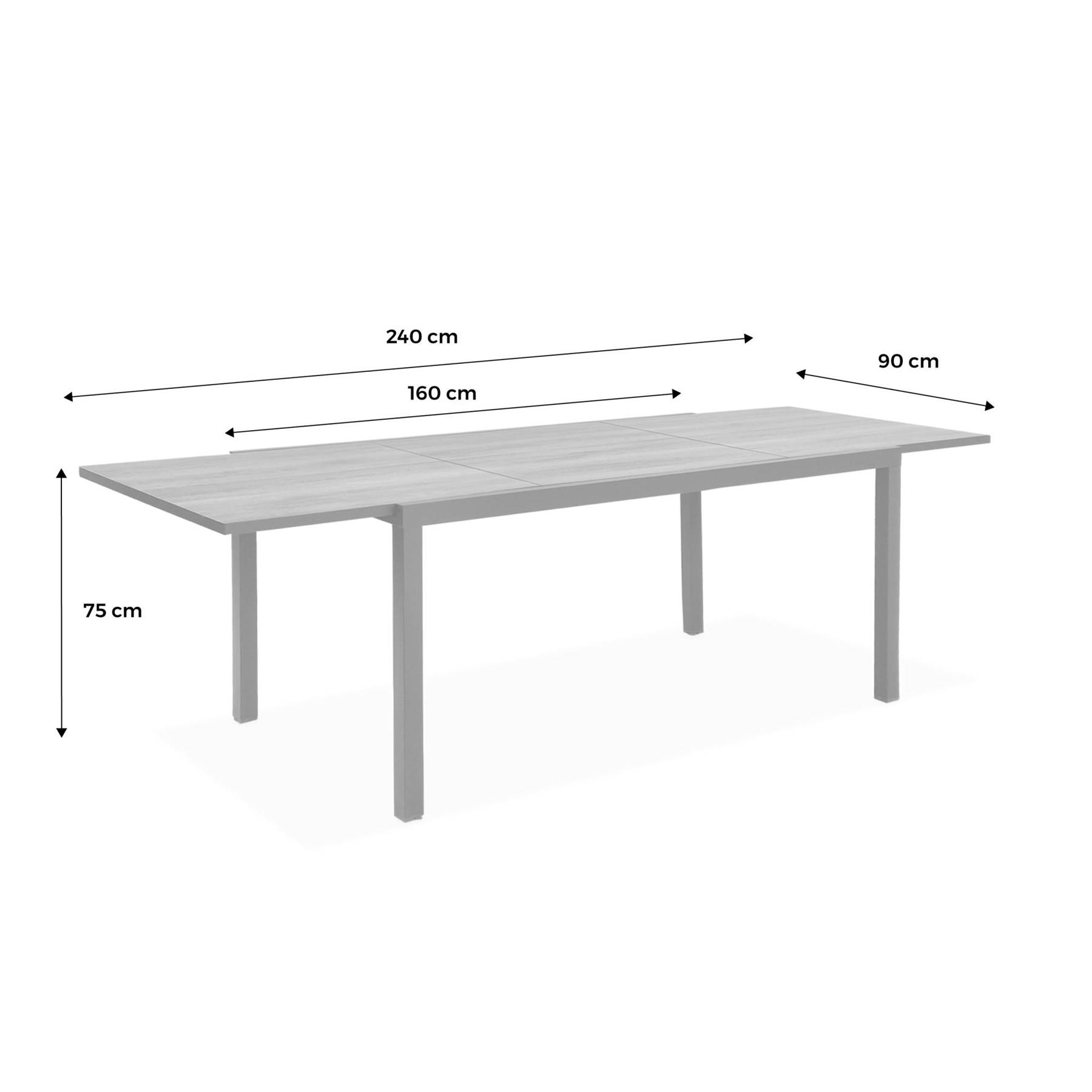 sweeek - Tuin tafel voor 8 personen