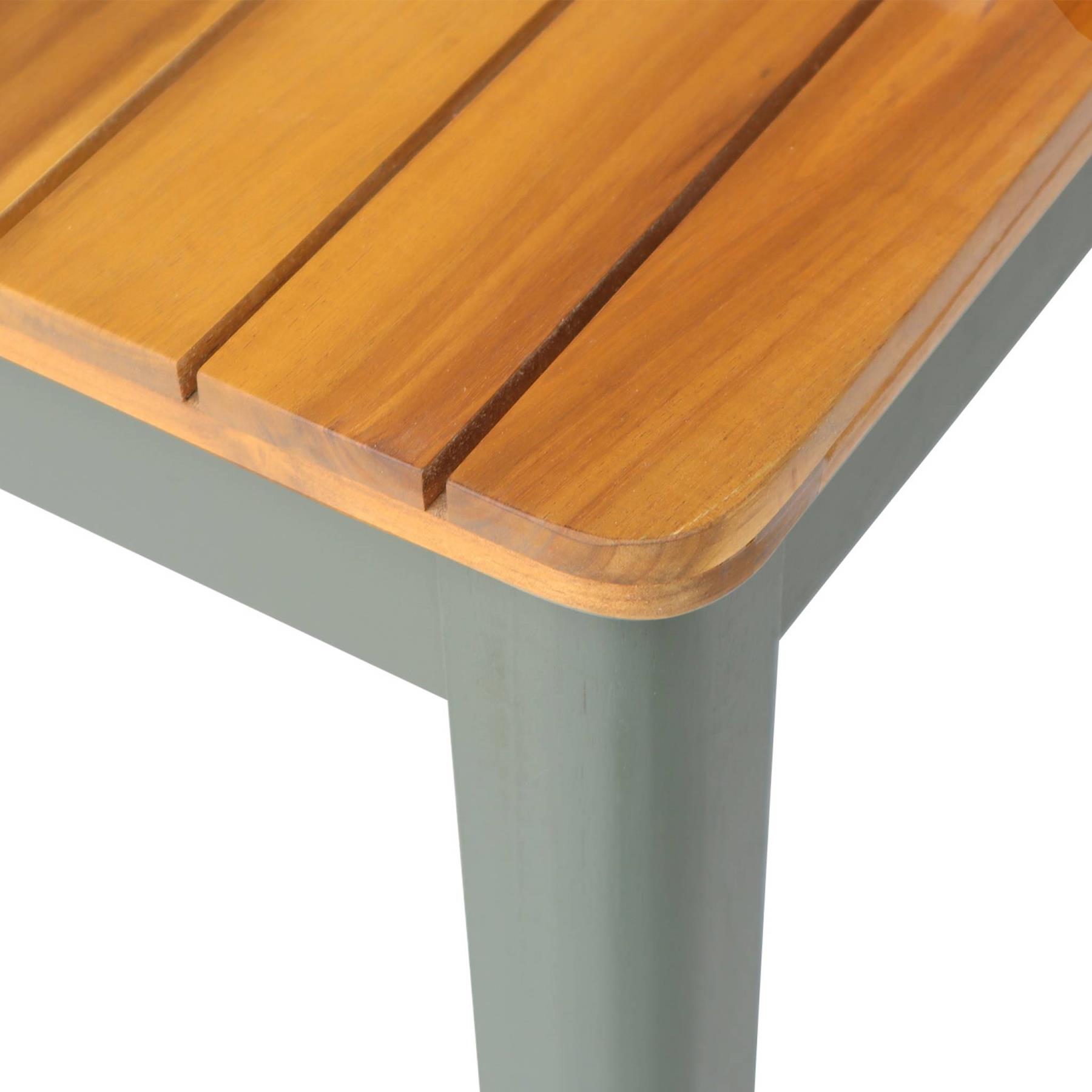 sweeek - Acacia tuintafel met afgeronde hoeken, 8 personen