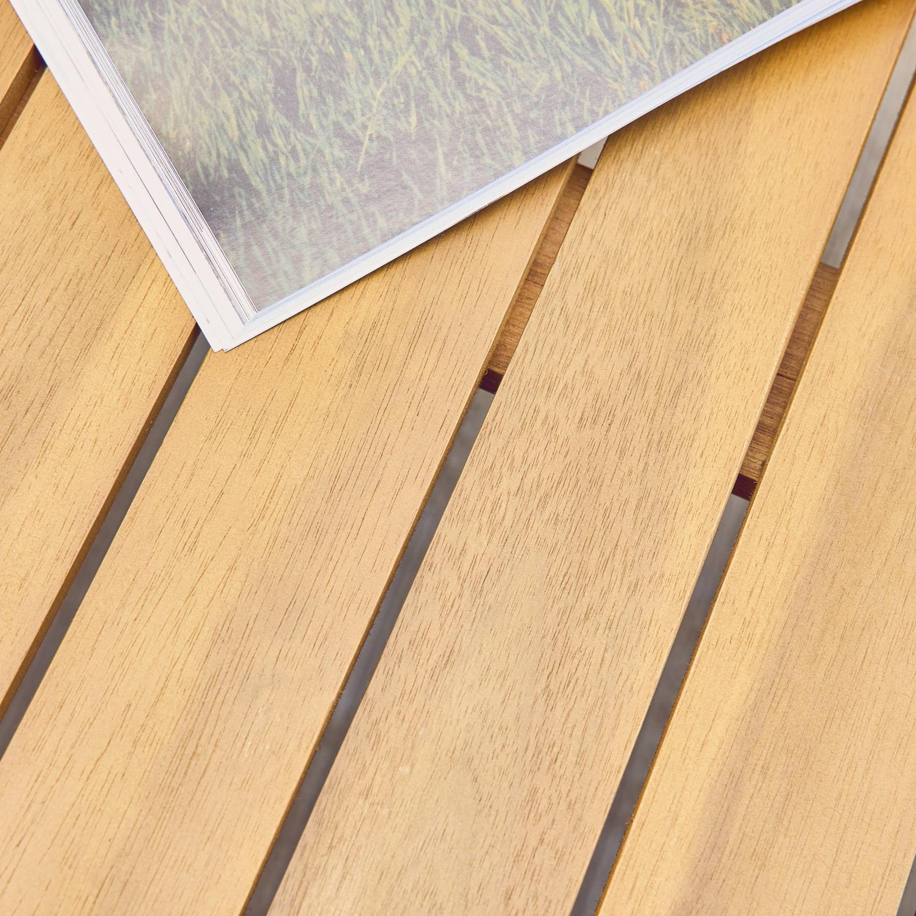 sweeek - Acacia tuintafel met afgeronde hoeken, 8 personen