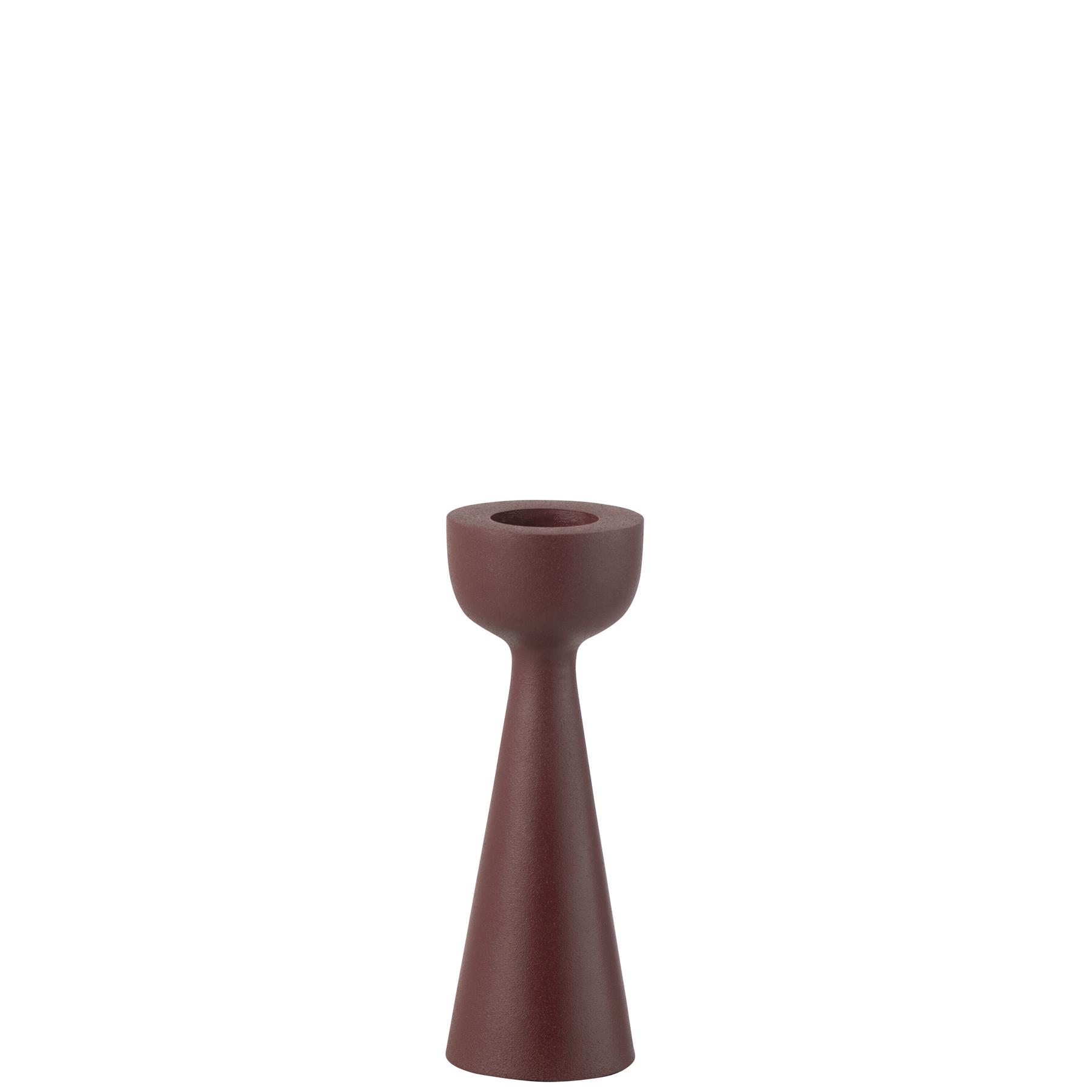 J-Line kaarshouder Cone - aluminium - kastanjebruin - large