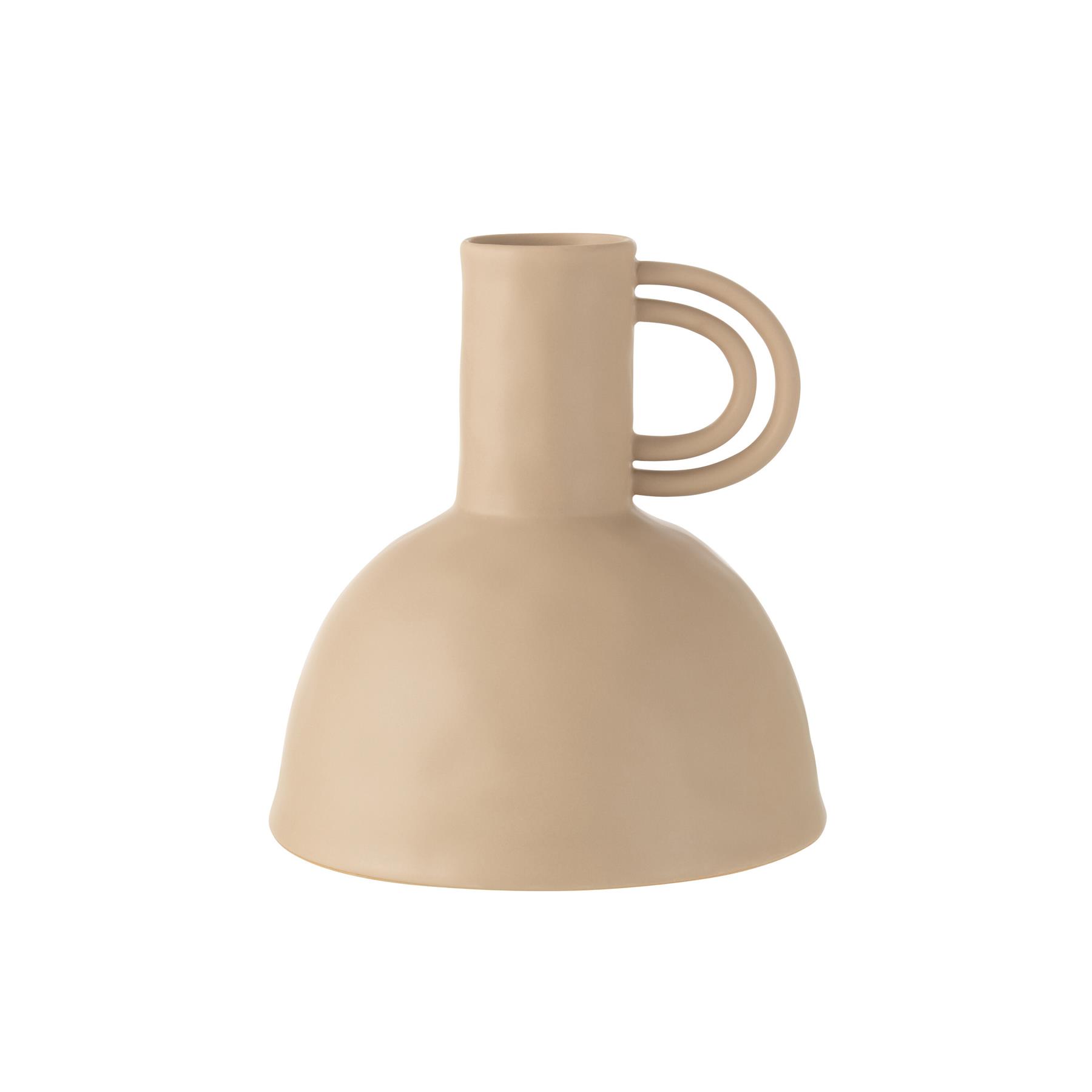 J-Line vaas Kruik Renaissance - keramiek - beige - Ø 23.5 cm