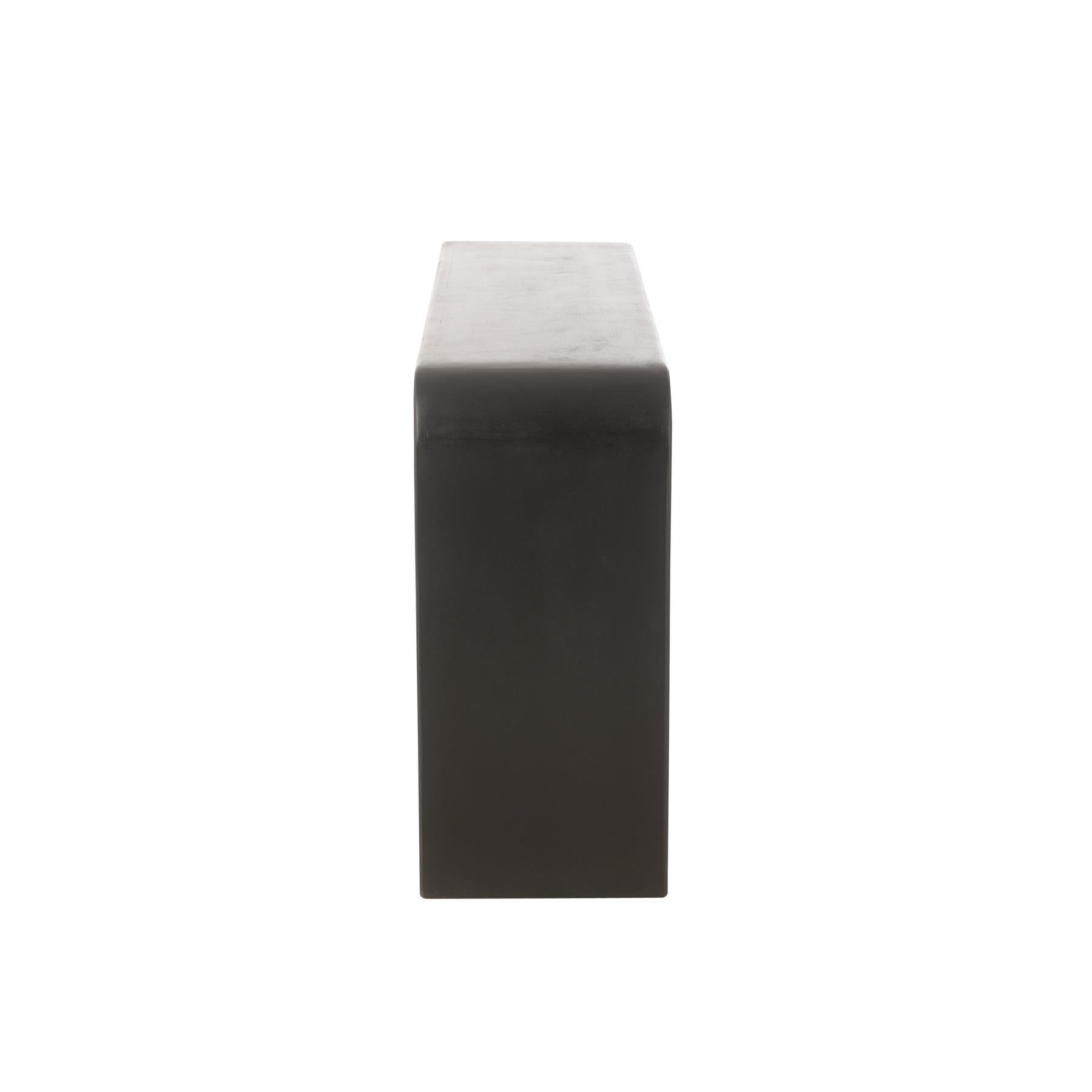 J-Line console Cave - hout - zwart