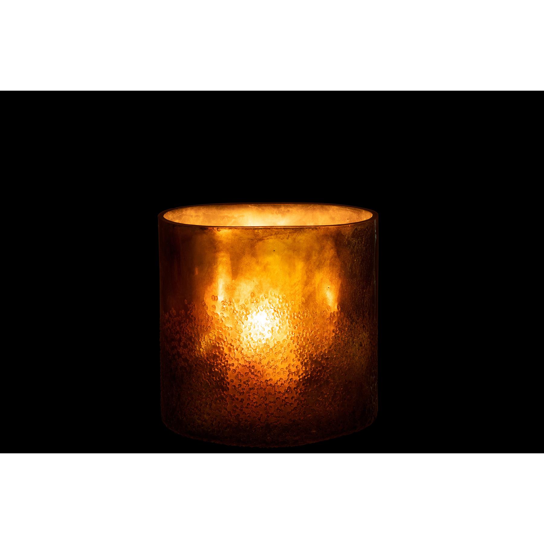 J-Line windlicht Spiegel - glas - groen - extra large