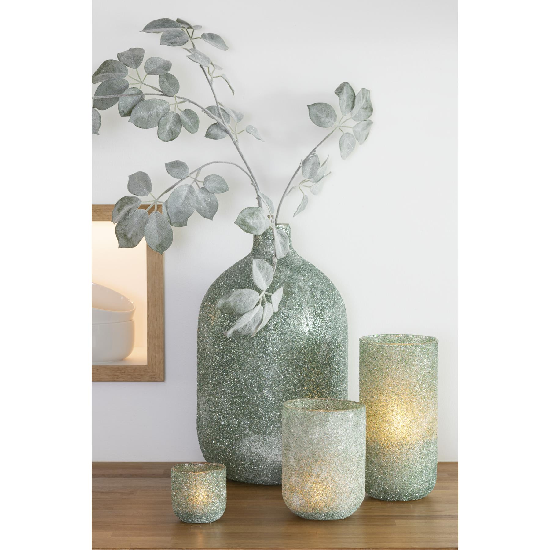 J-Line kaarshouder Fore - glas - groen - medium
