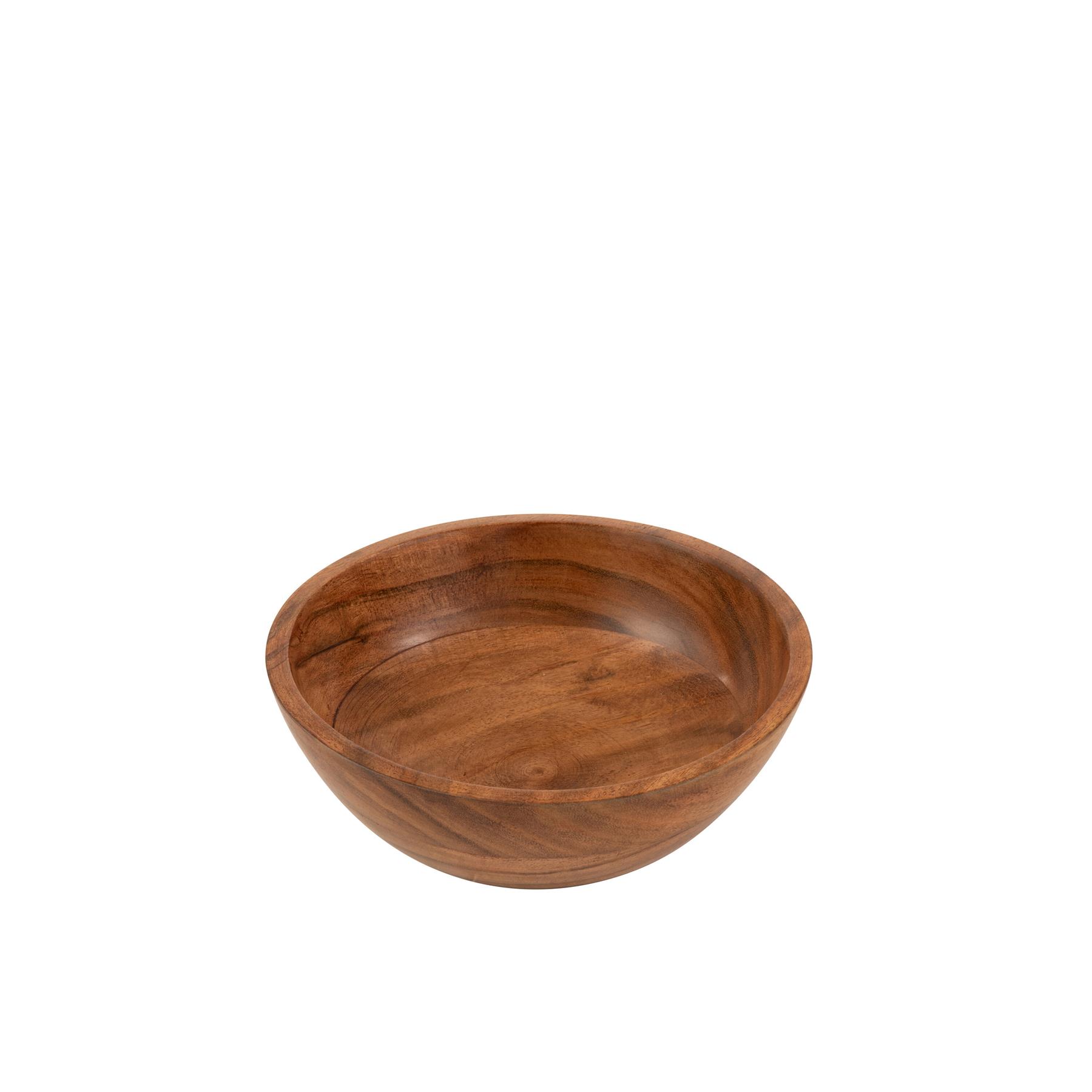 J-Line kom Acacia - hout - naturel - small