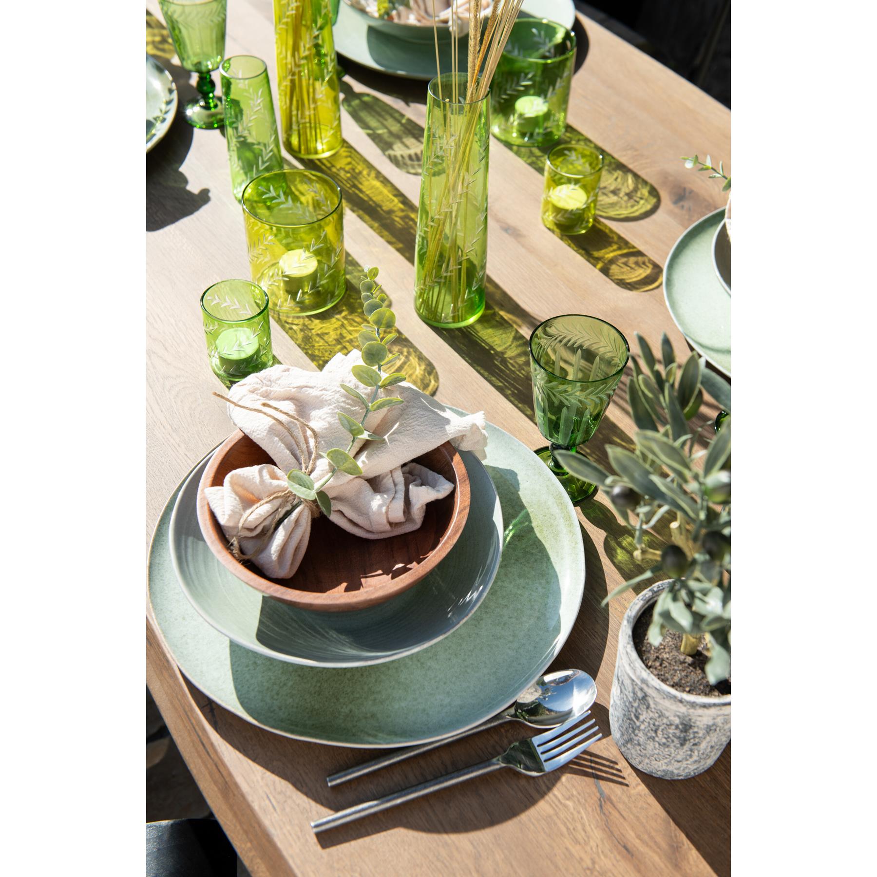 J-Line kom Acacia - hout - naturel - small