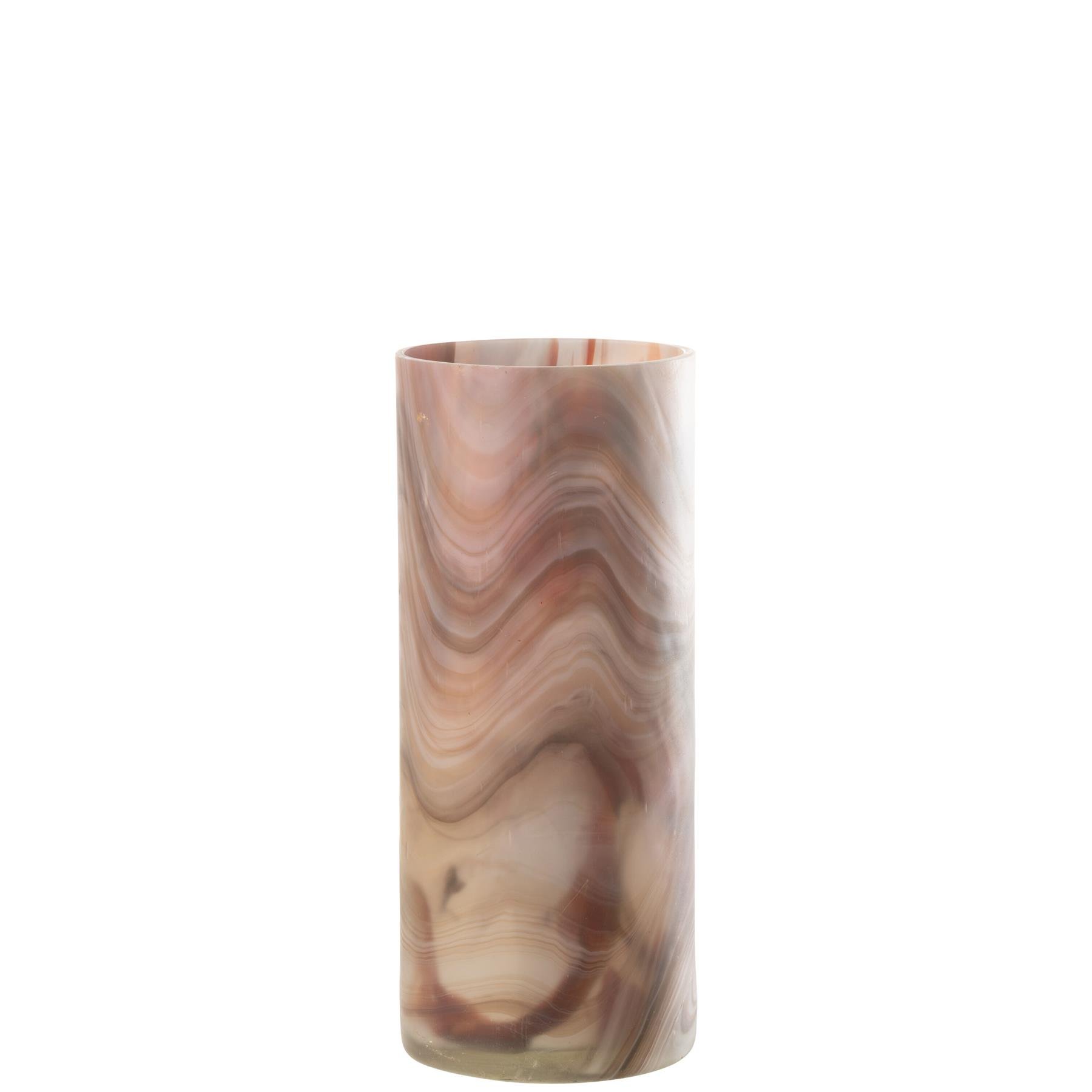 J-Line kaarshouder Arti - glas - bruin - small