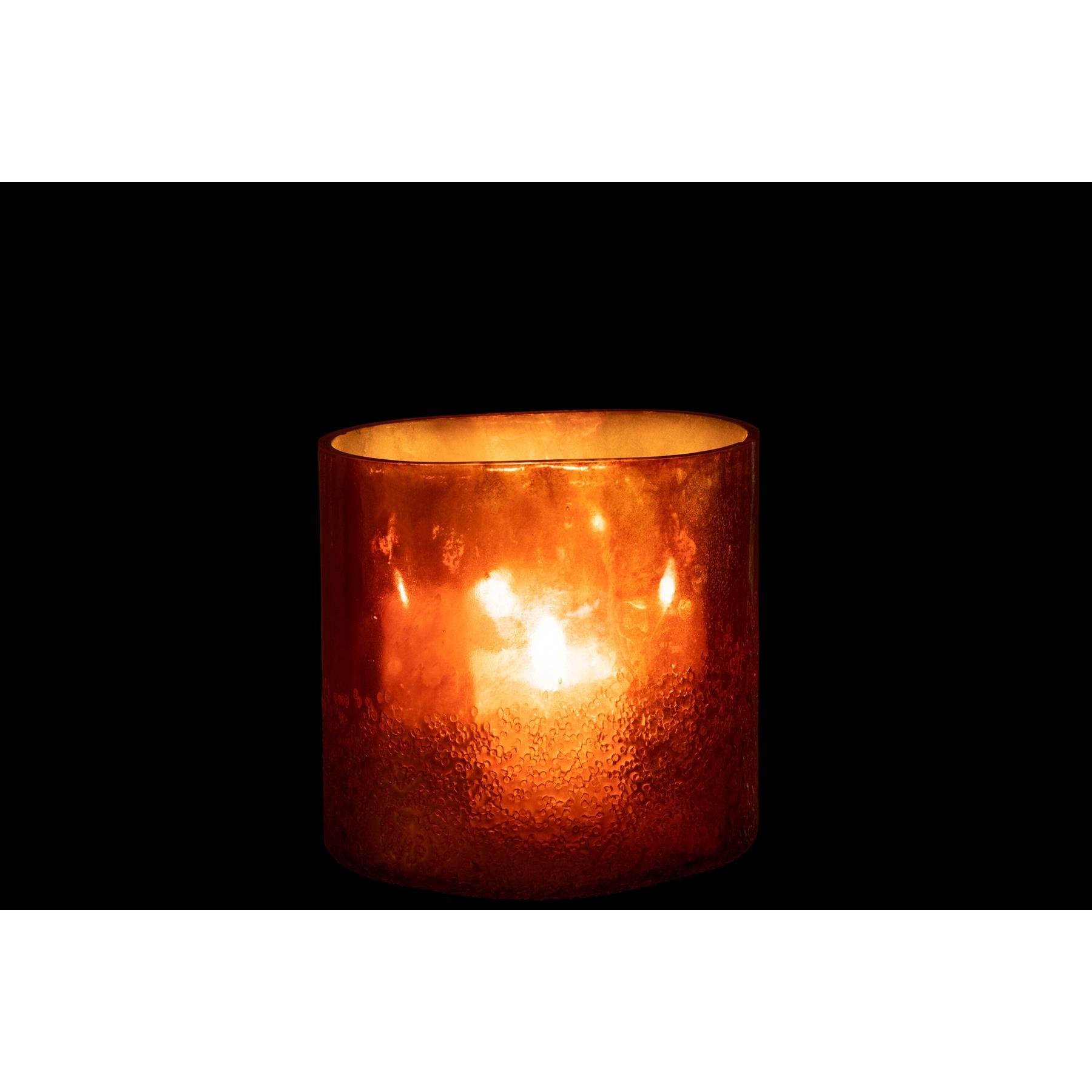 J-Line windlicht Spiegel - glas - goud - extra large