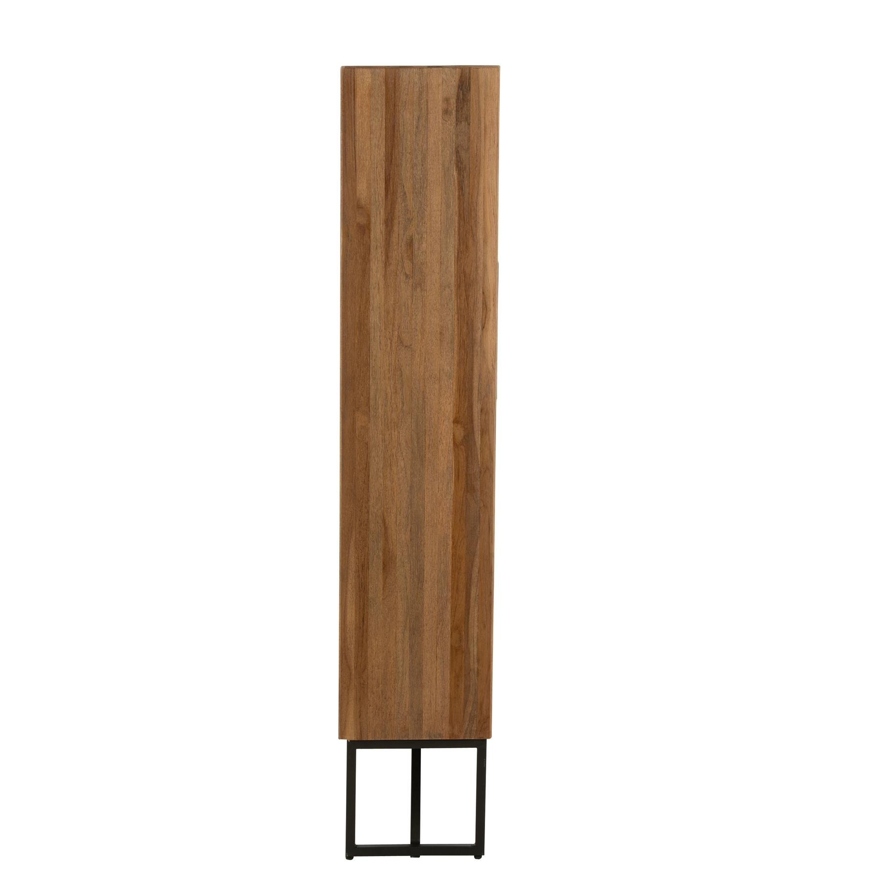 J-Line kast Lades - gerecycleerd hout - naturel