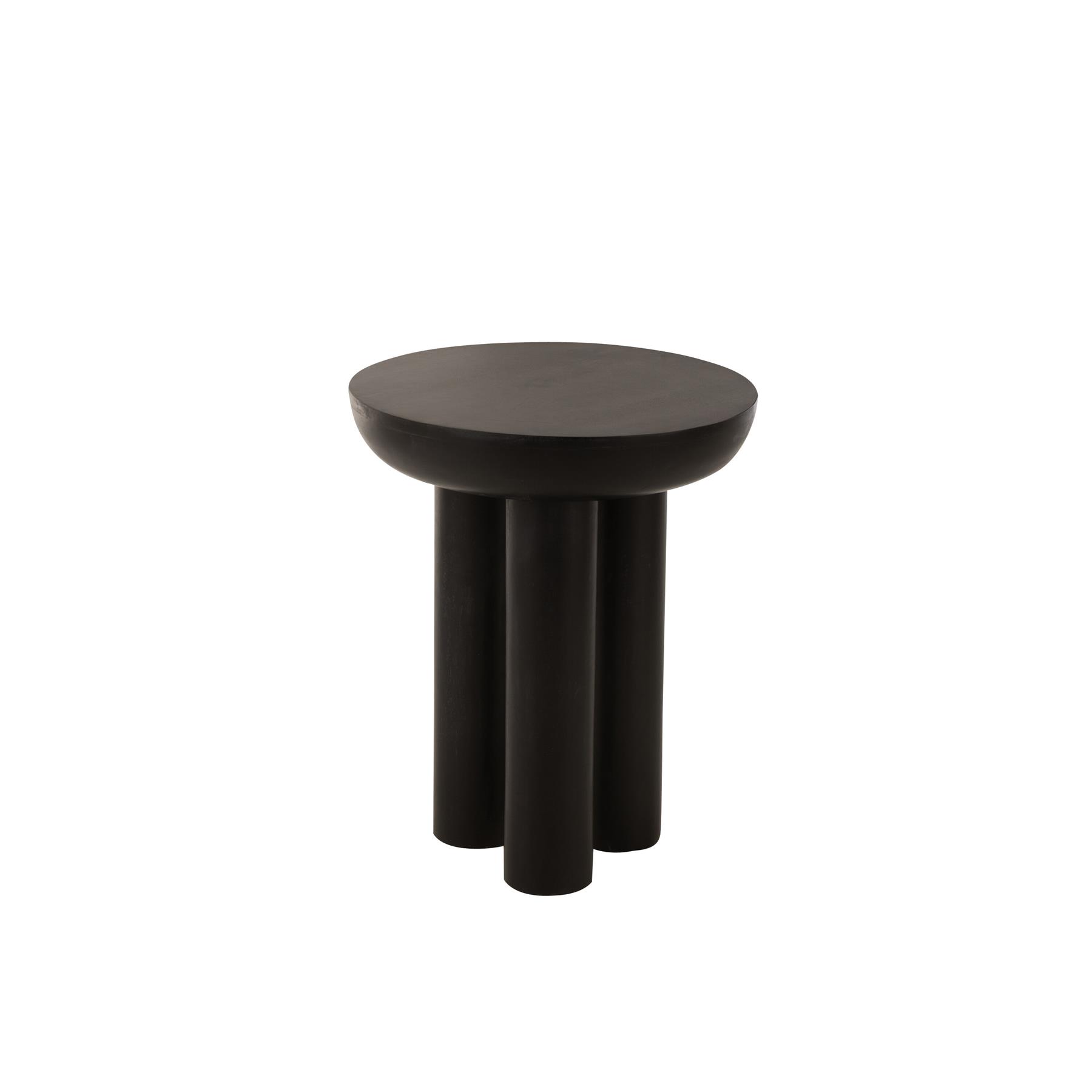 J-Line bijzettafel Trio - hout - zwart