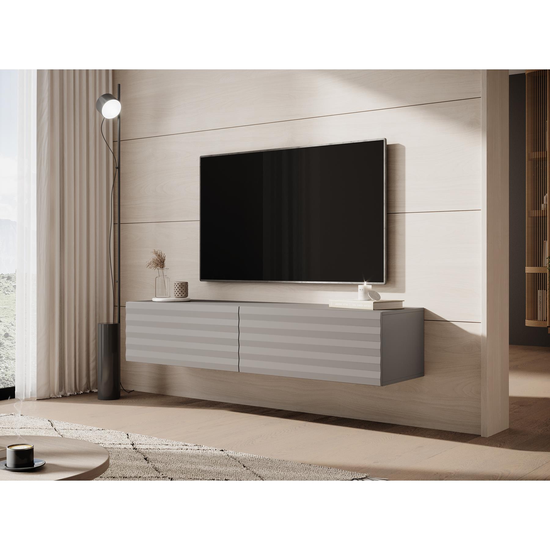 Meubella TV-Meubel Cullen - Grijs - 154 cm