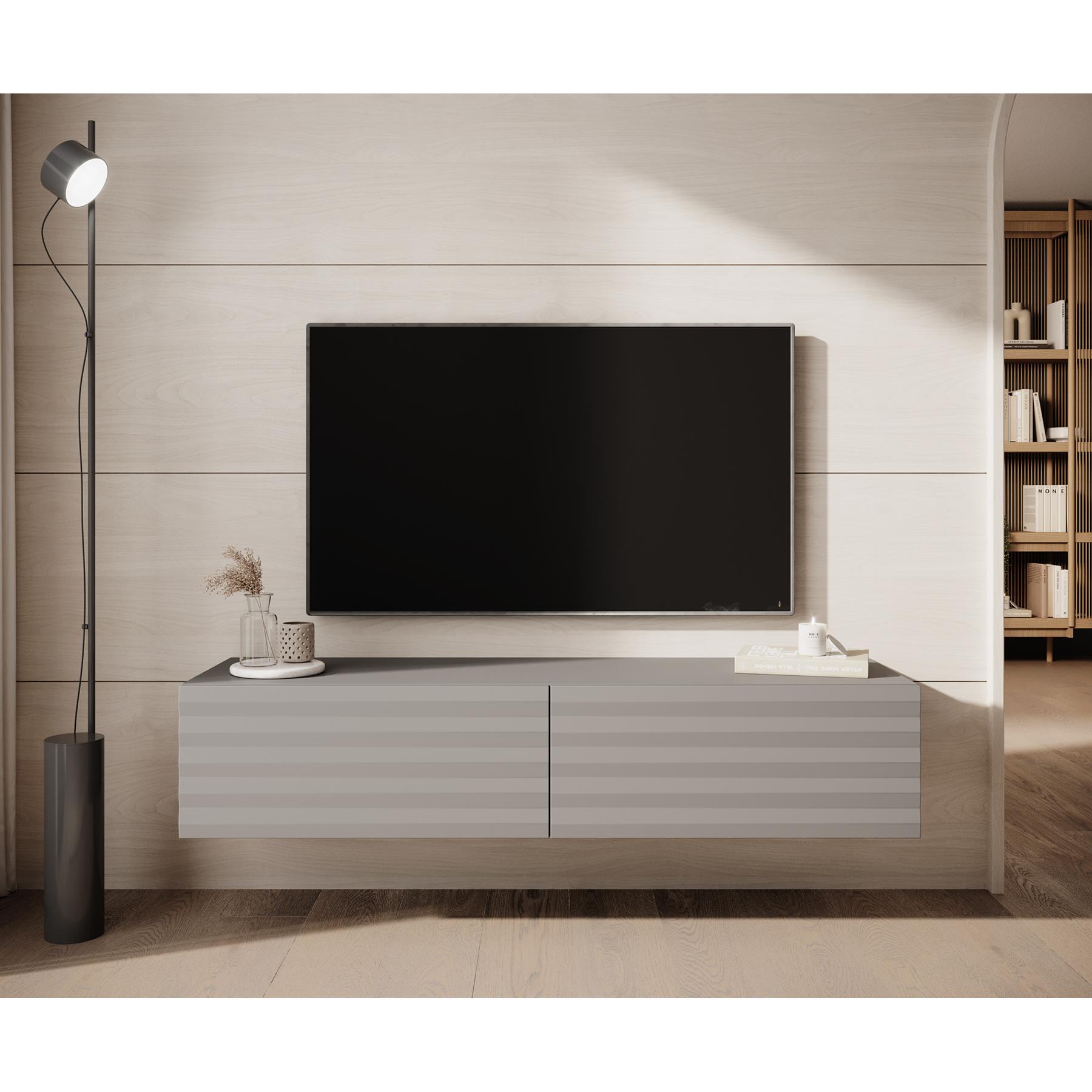 Meubella TV-Meubel Cullen - Grijs - 154 cm