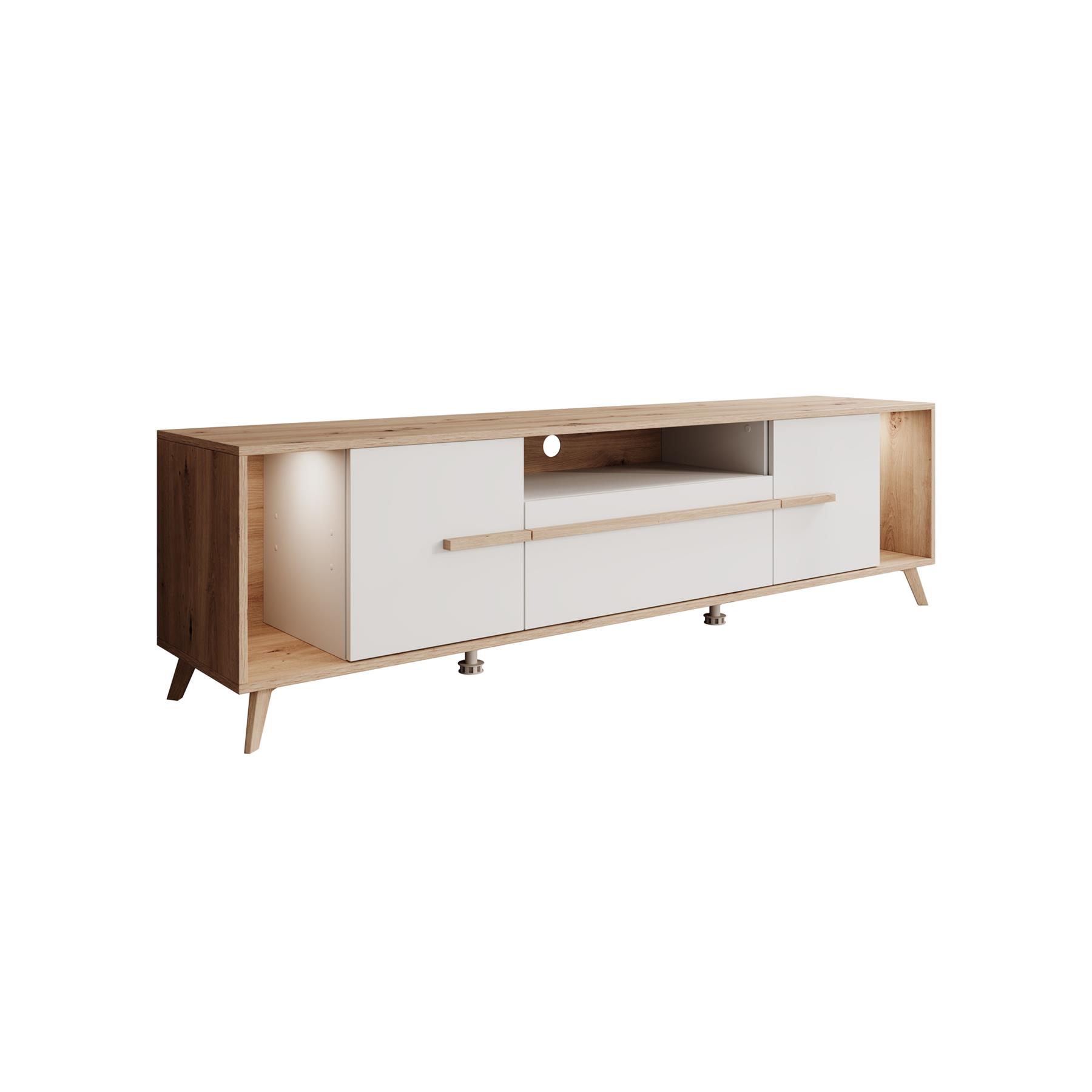 Meubella TV-Meubel Oswald - Wit - 189 cm