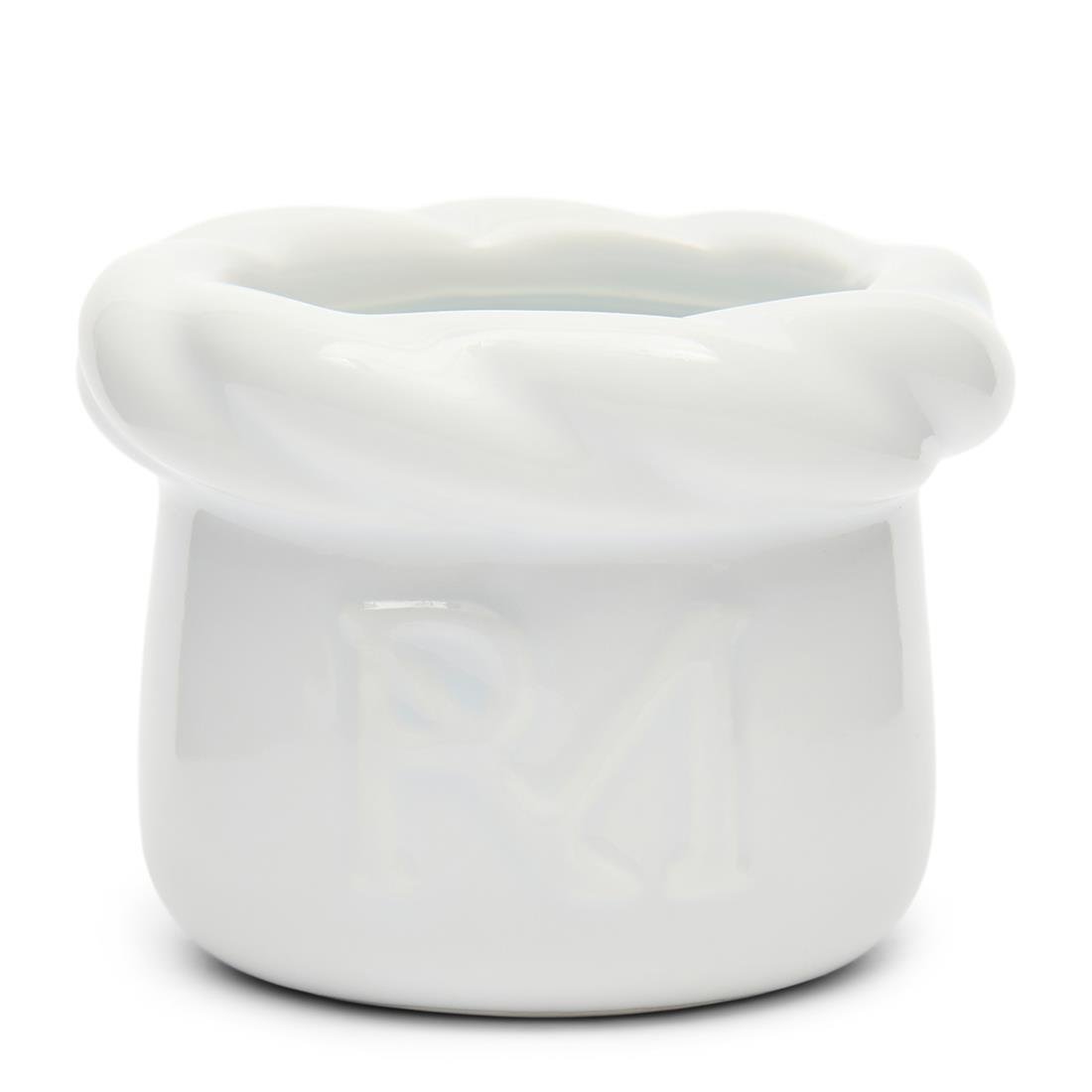 Riviera Maison Eierhouder Rond Wit - Elegant Eierdopjes   - Keramiek