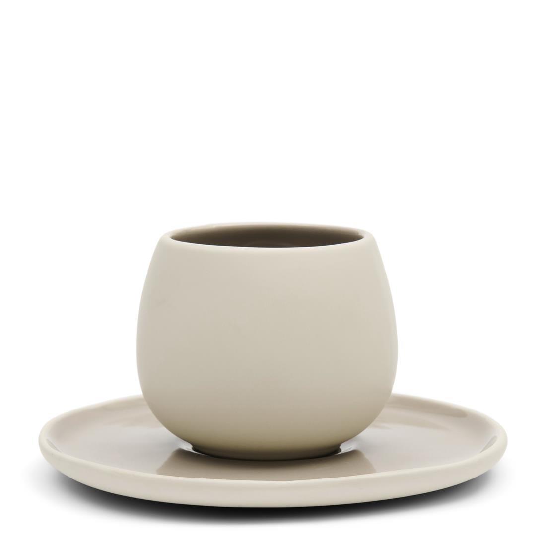Riviera Maison Kop en schotel Zand - Clement Koffiekop - Steengoed