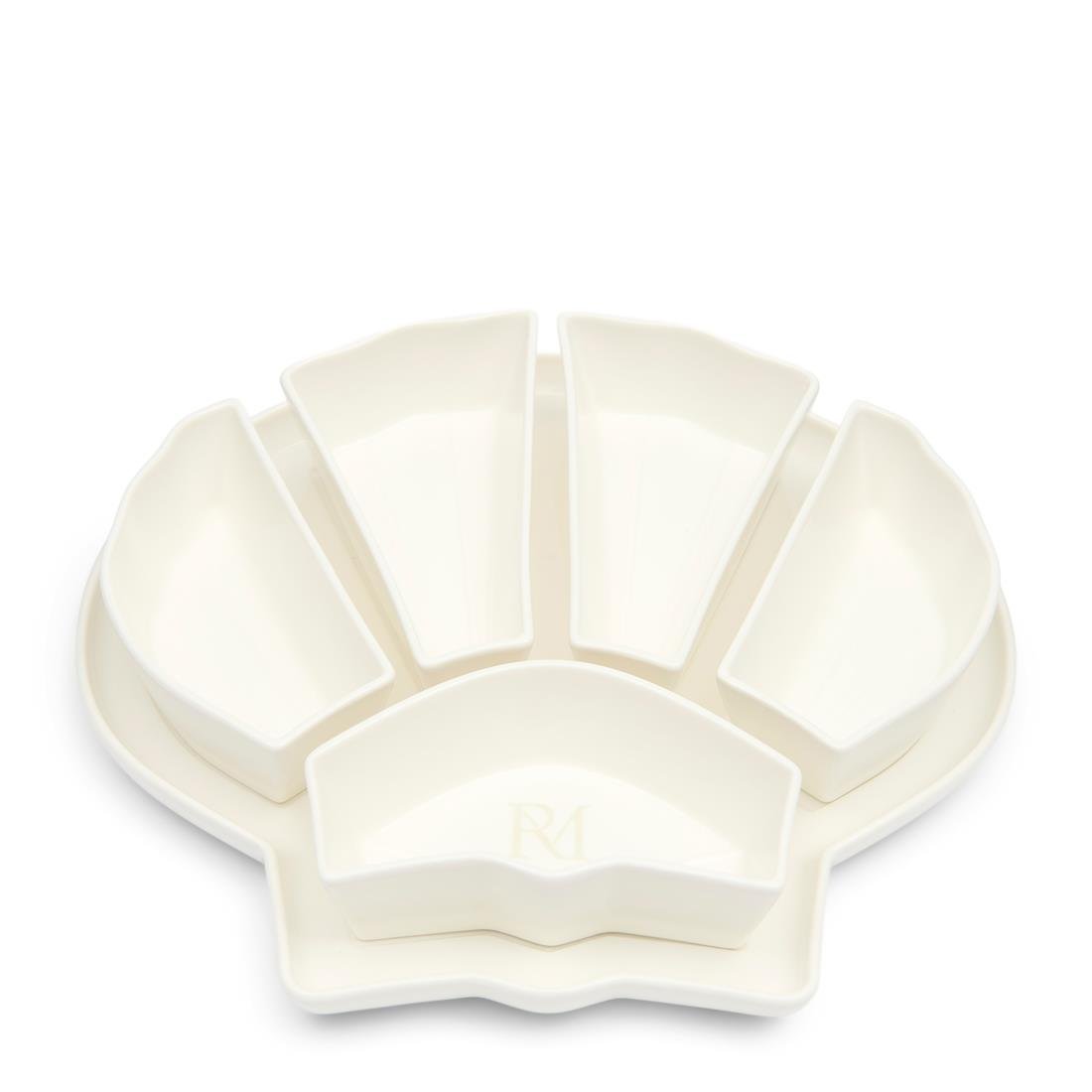 Riviera Maison - Ocean Seashell Party Plate - Wit