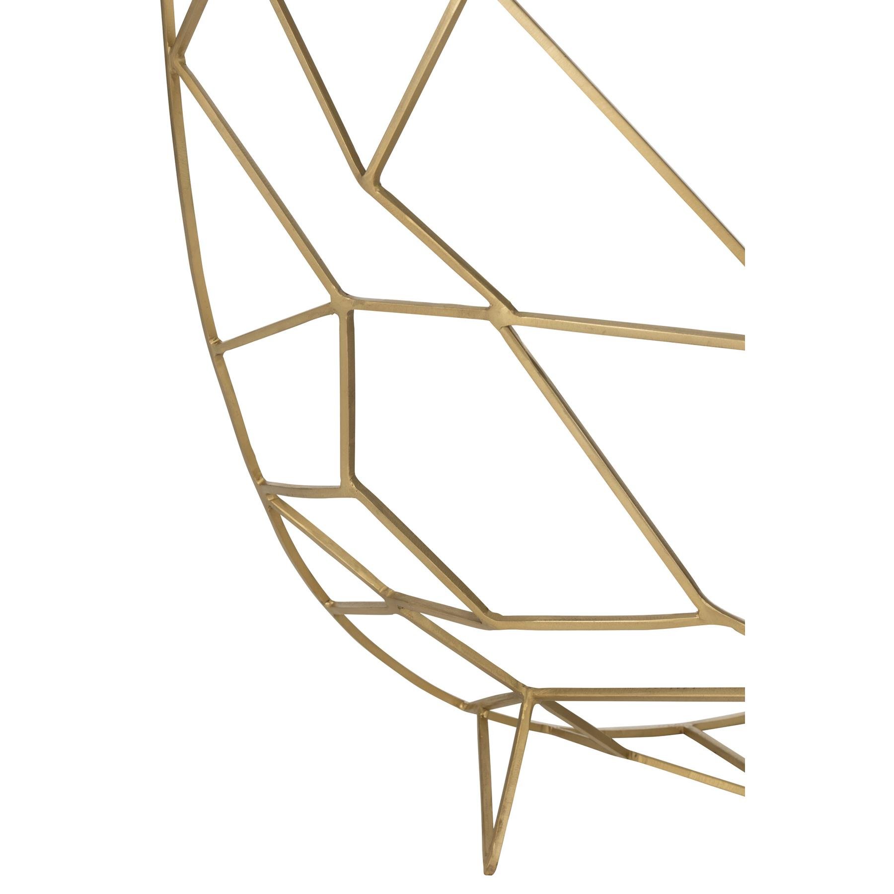 J-Line console Moza - metaal|glas - goud