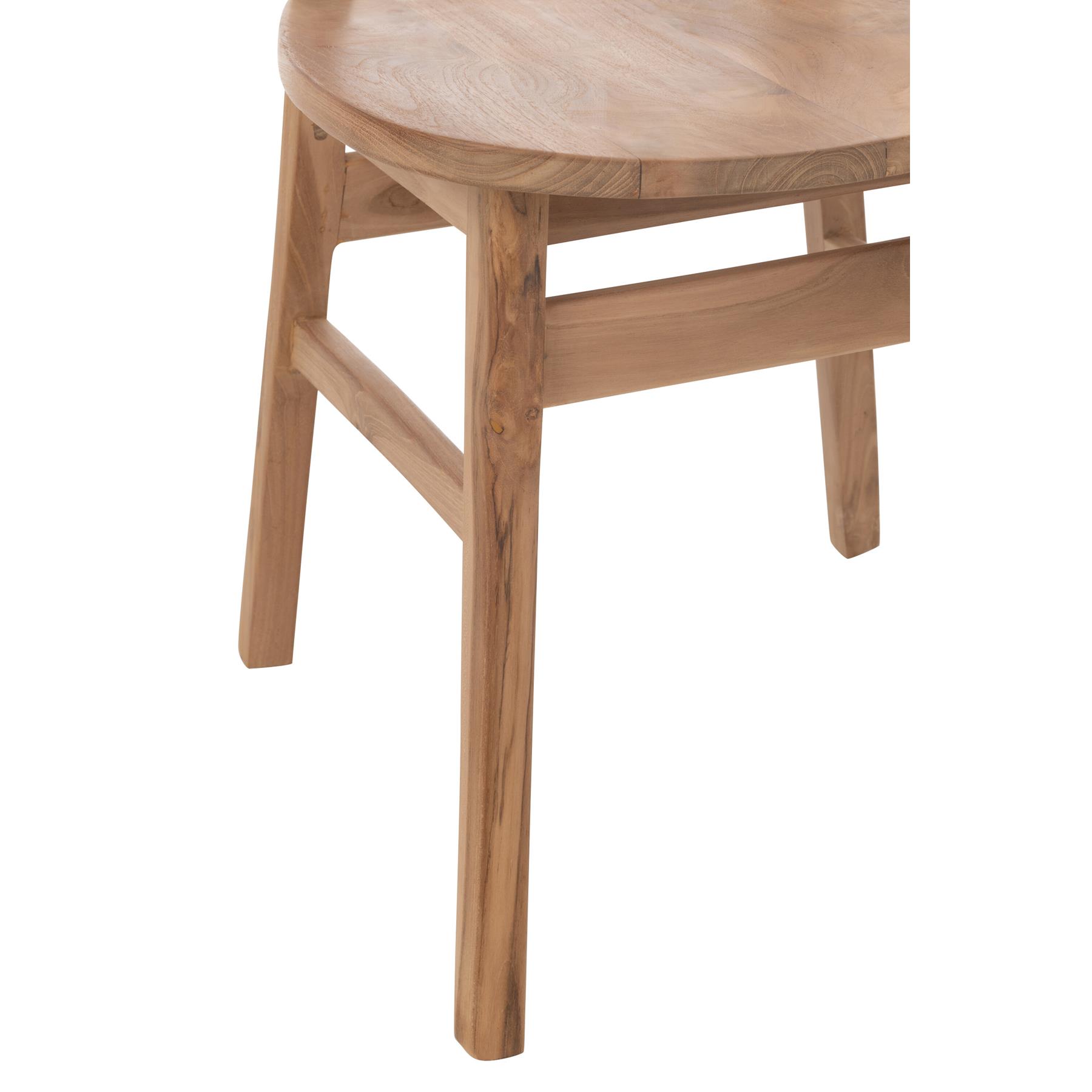 J-Line stoel Sofia - teakhout - naturel