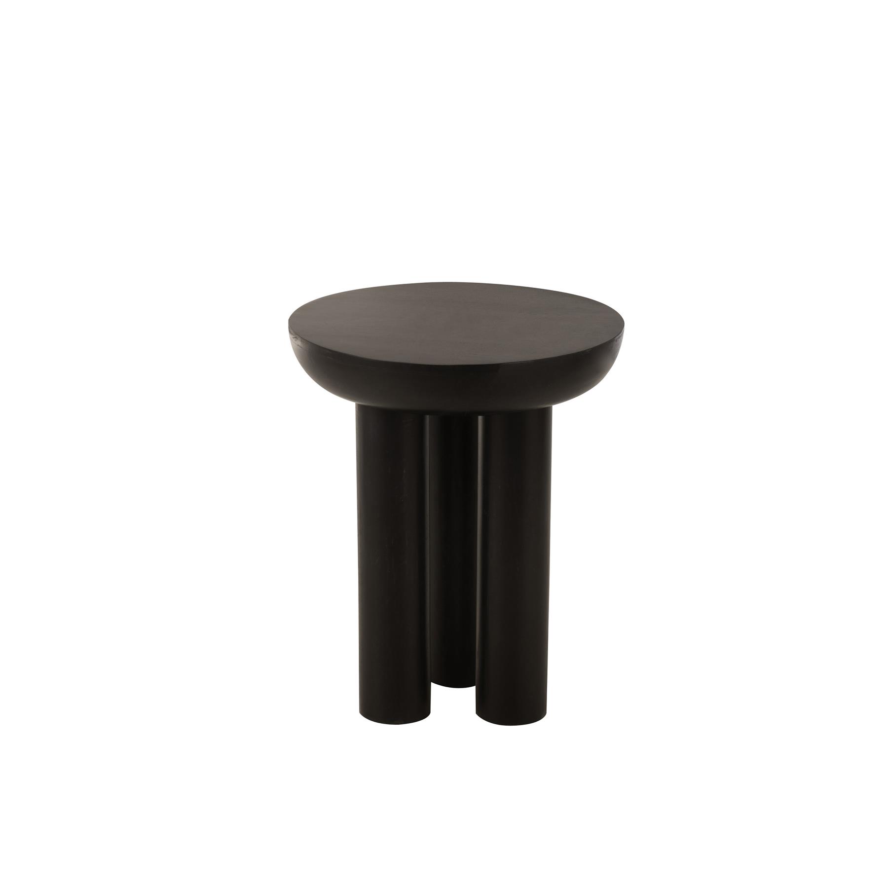 J-Line bijzettafel Trio - hout - zwart