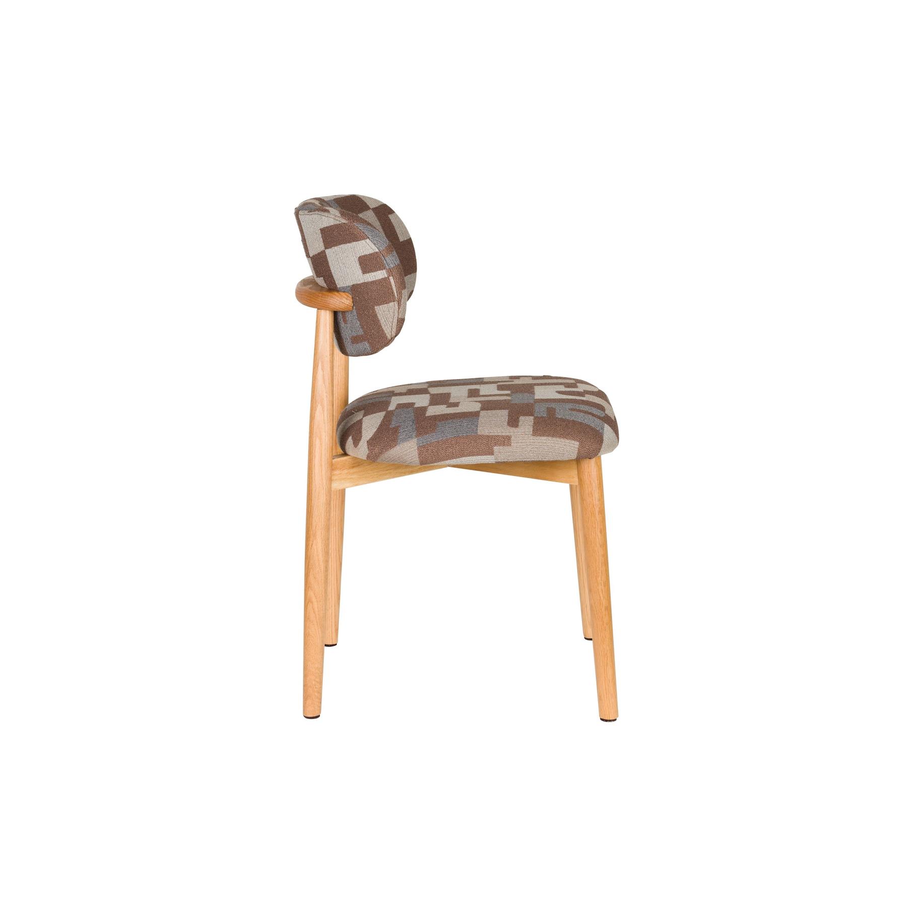 Housecraft Living Elle Eetkamerstoel Hout - Set van 2 - Beige