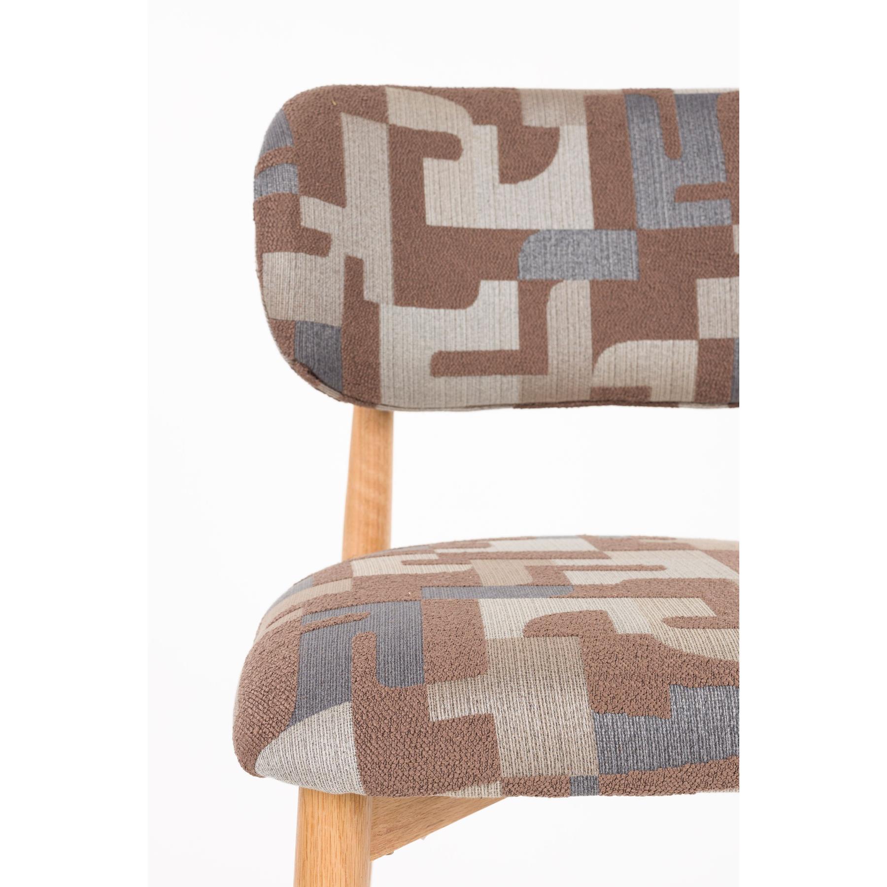 Housecraft Living Elle Eetkamerstoel Hout - Set van 2 - Beige
