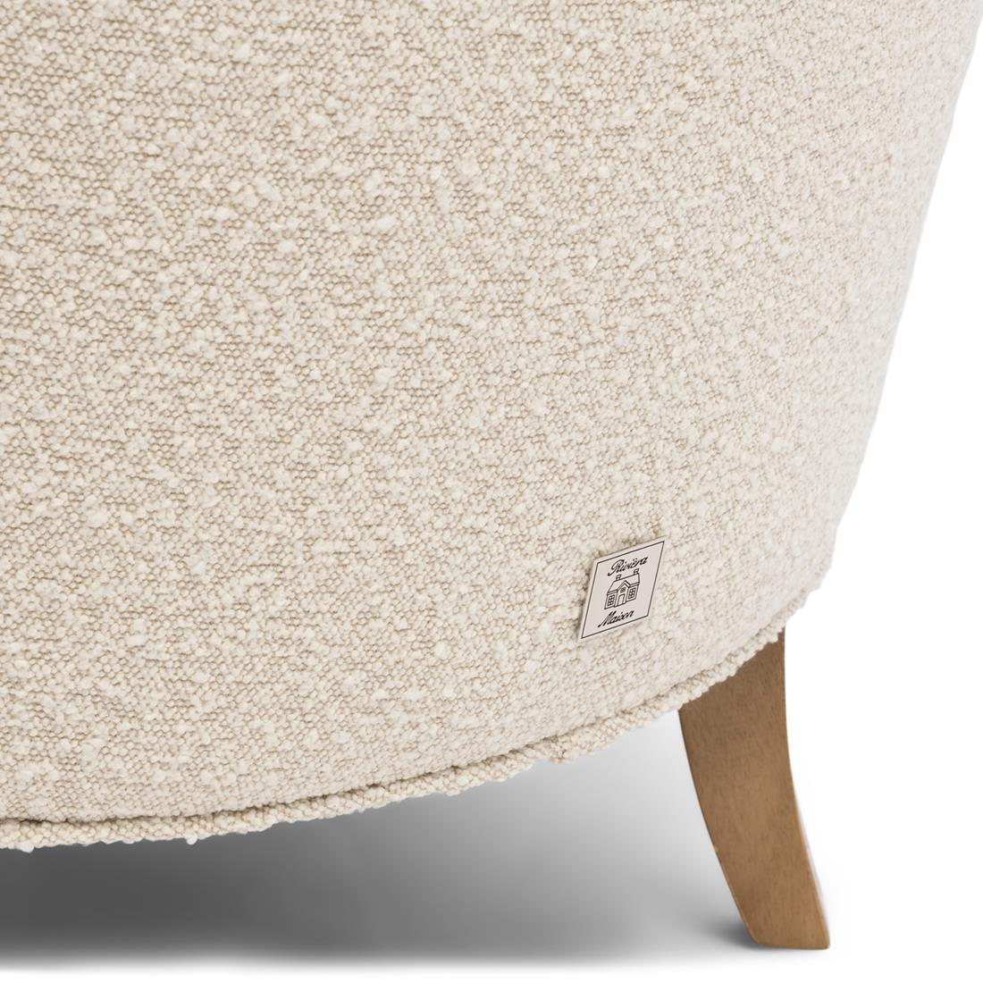 Riviera Maison - Cavendish Armchair WhiSand FR - Wit zand