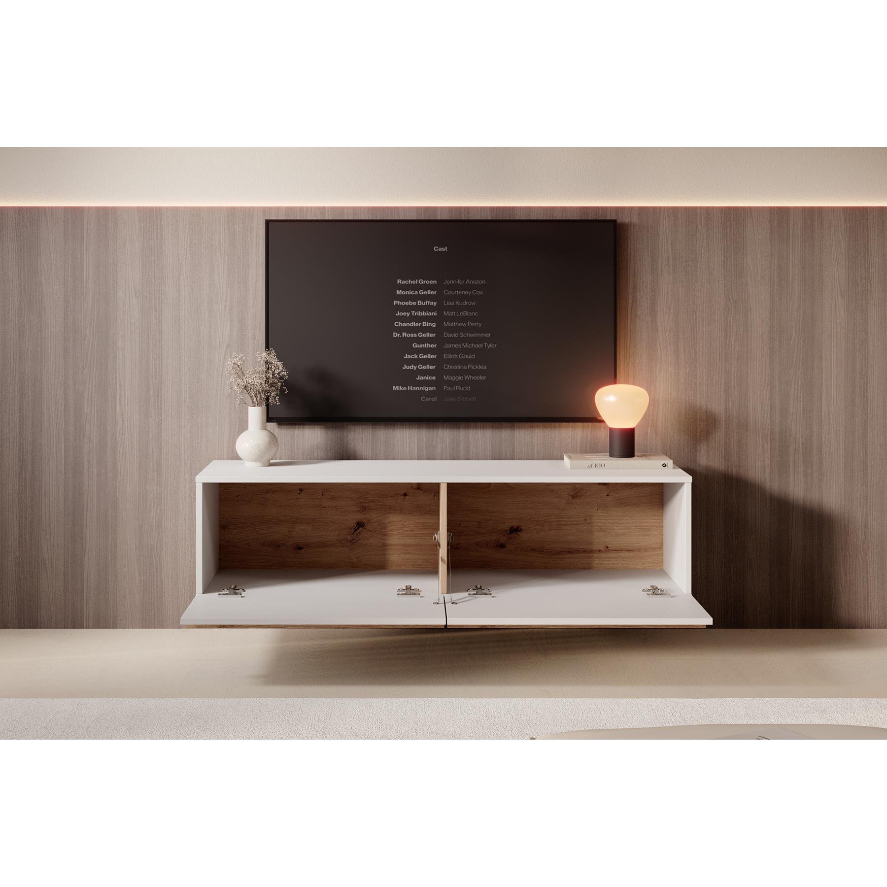 Meubella TV-Meubel Arda - Beige - 128 cm