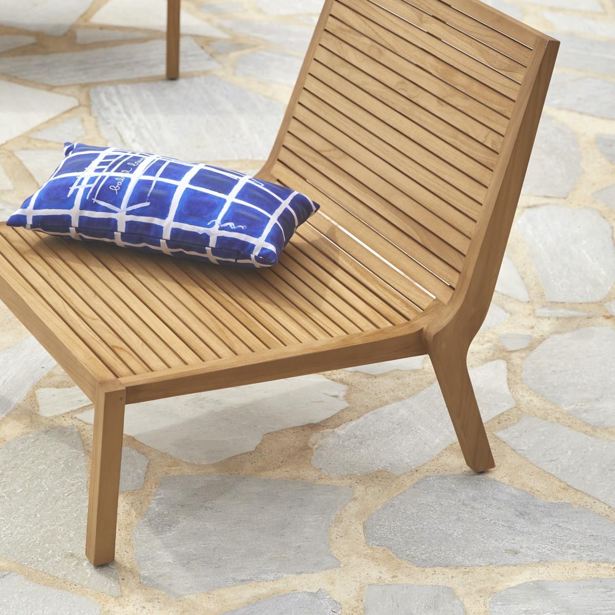 Tikamoon - Teakhouten buitenfauteuil Teo