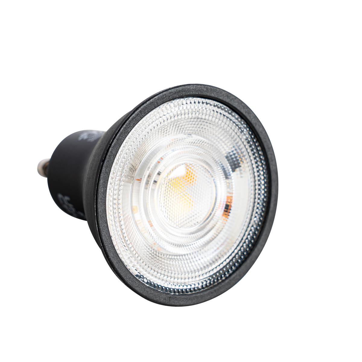 LUEDD GU10 LED lamp 50mm zwart 7W 610 lm 3000K