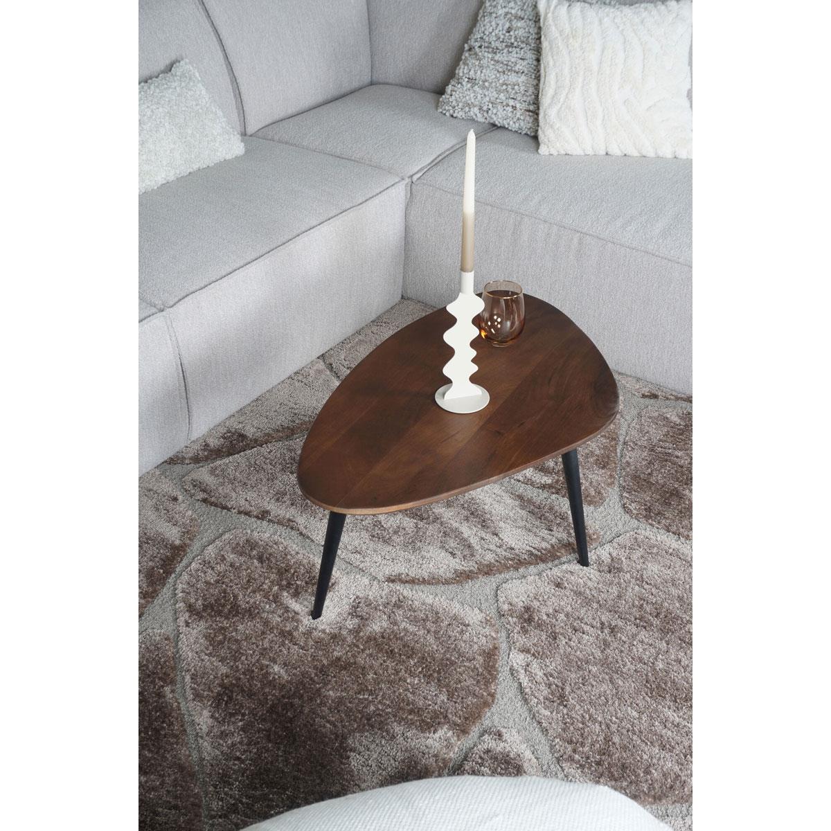 Veer Carpets - Vloerkleed Macy Bruin 160 x 230 cm